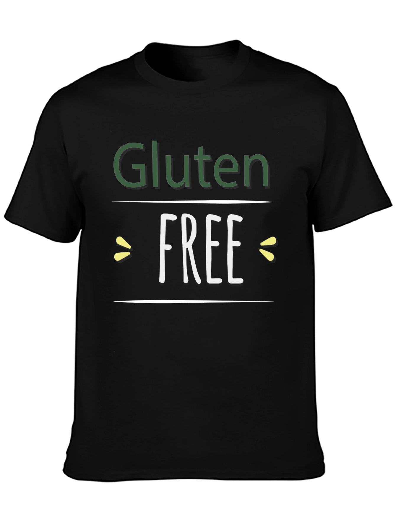 Gluten Free Black T-Shirt