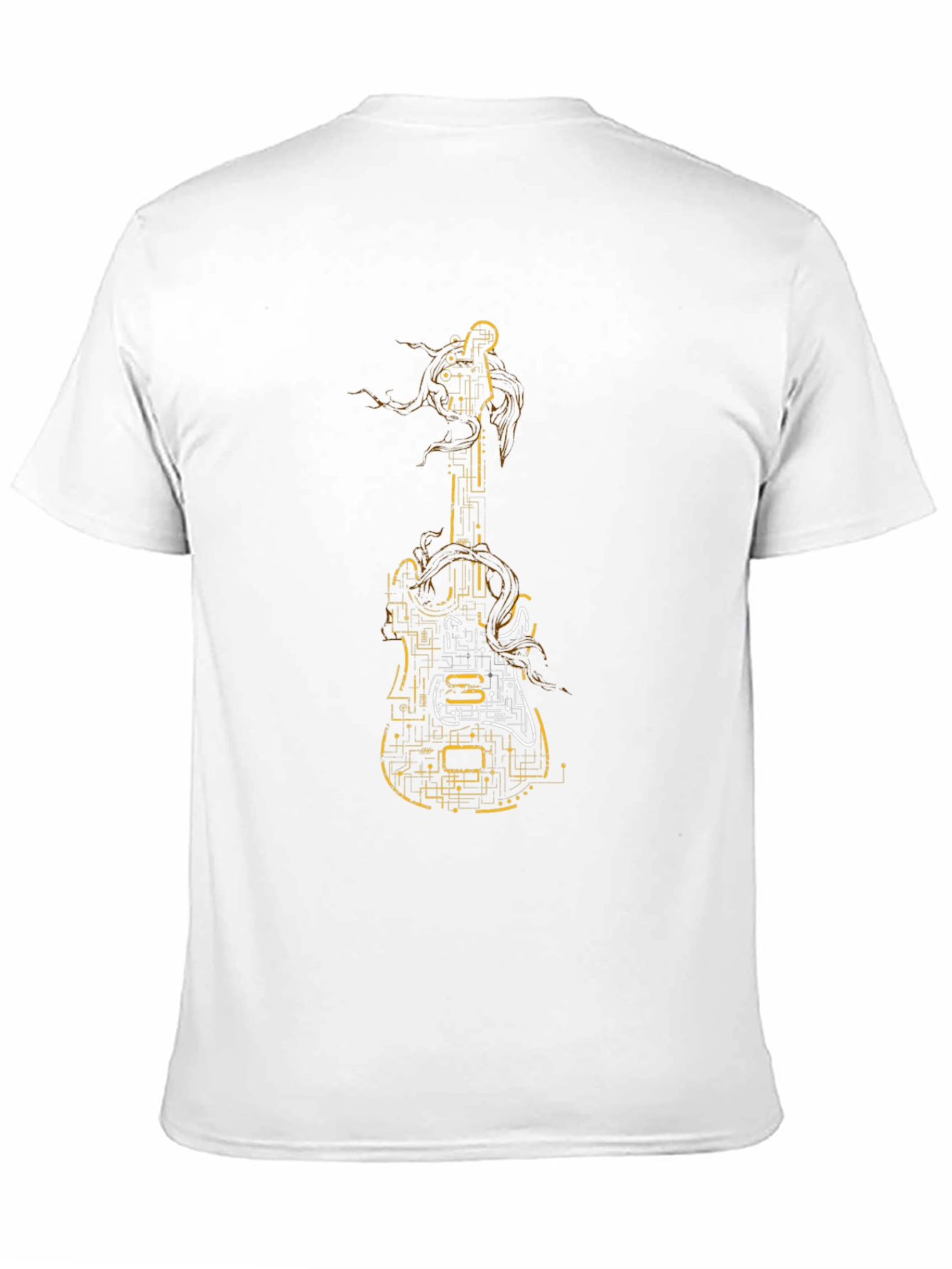 Electric Guitar Circuit Black T-Shirt