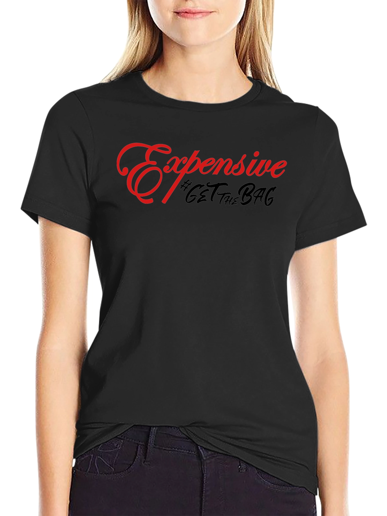Expensive Get The Bag Black T-Shirt