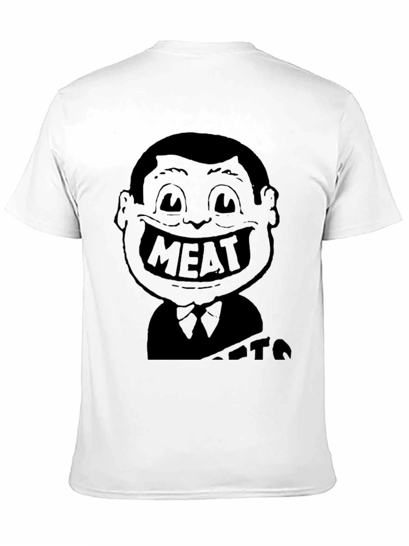 Meat Head Graphic Black T-Shirt