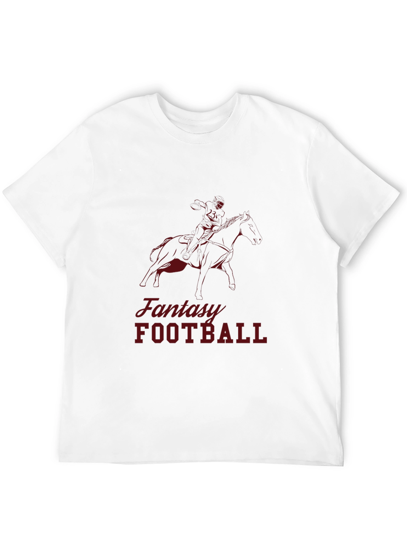 Fantasy Football Graphic Tee - Black Cotton T-Shirt