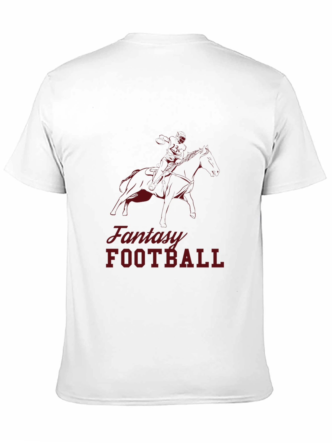 Fantasy Football Graphic Tee - Black Cotton T-Shirt
