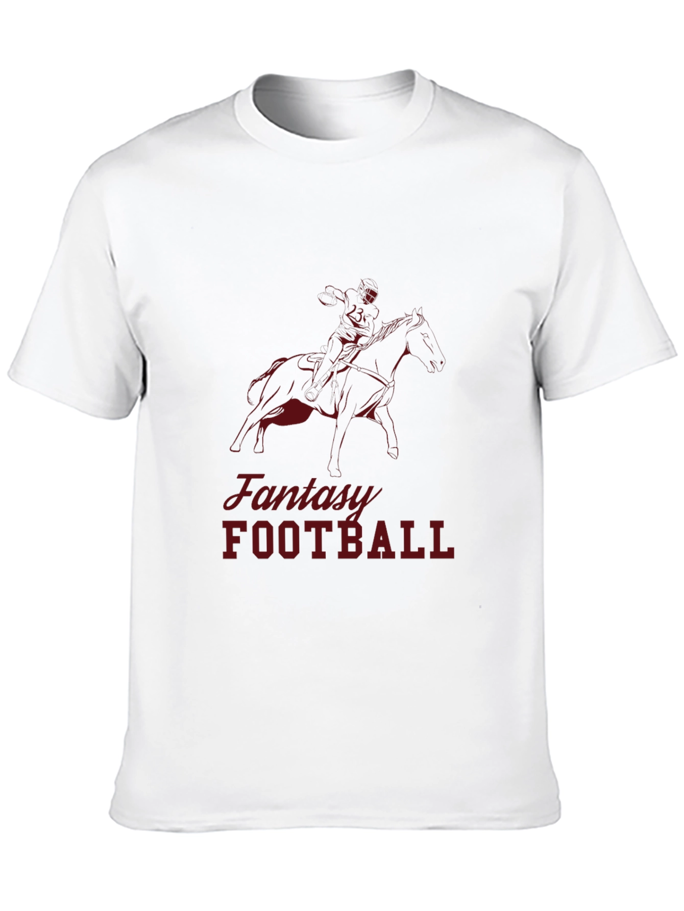 Fantasy Football Graphic Tee - Black Cotton T-Shirt