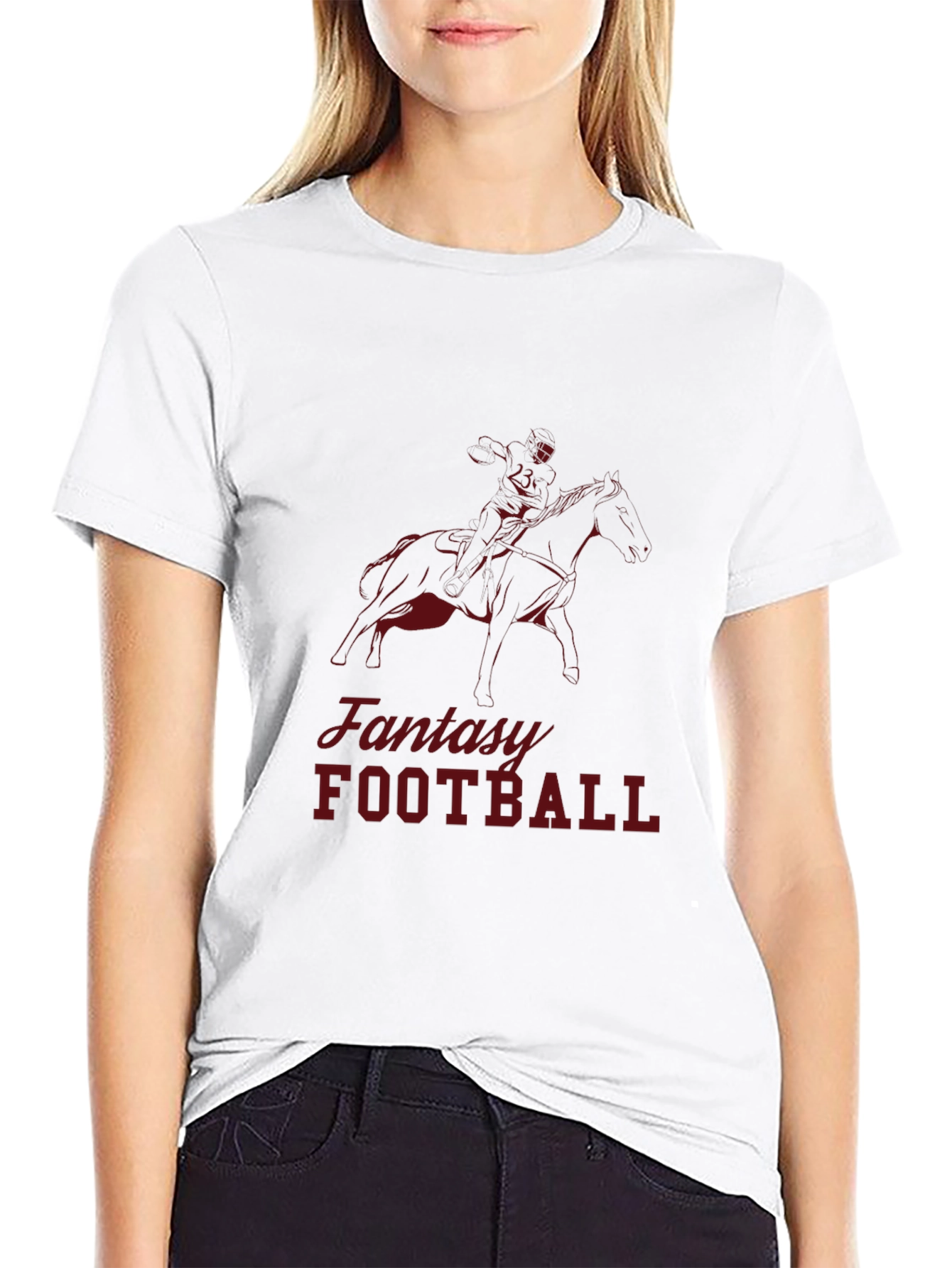 Fantasy Football Graphic Tee - Black Cotton T-Shirt