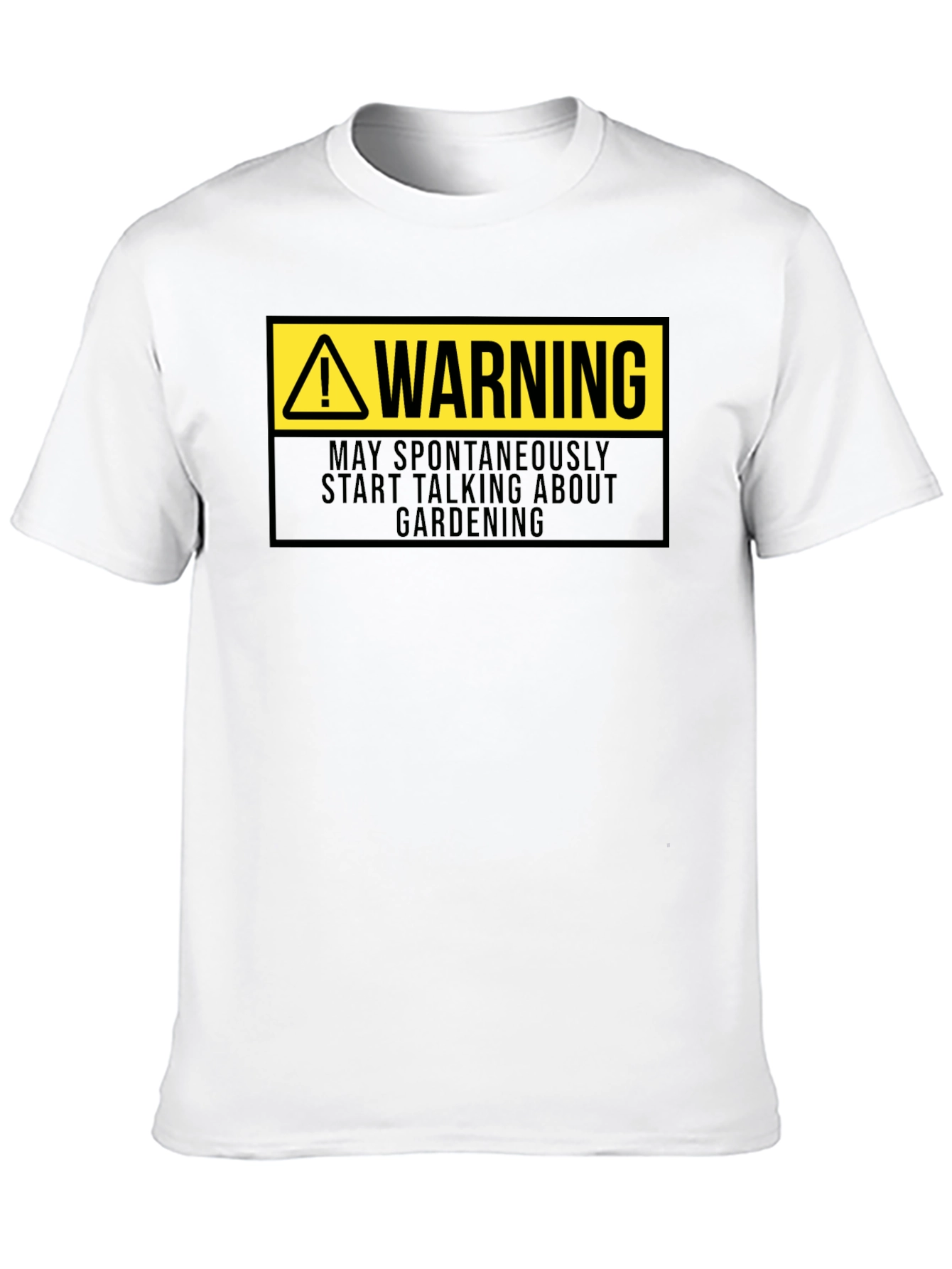 Gardening Enthusiast T-Shirt - Warning: May Talk About Gardening