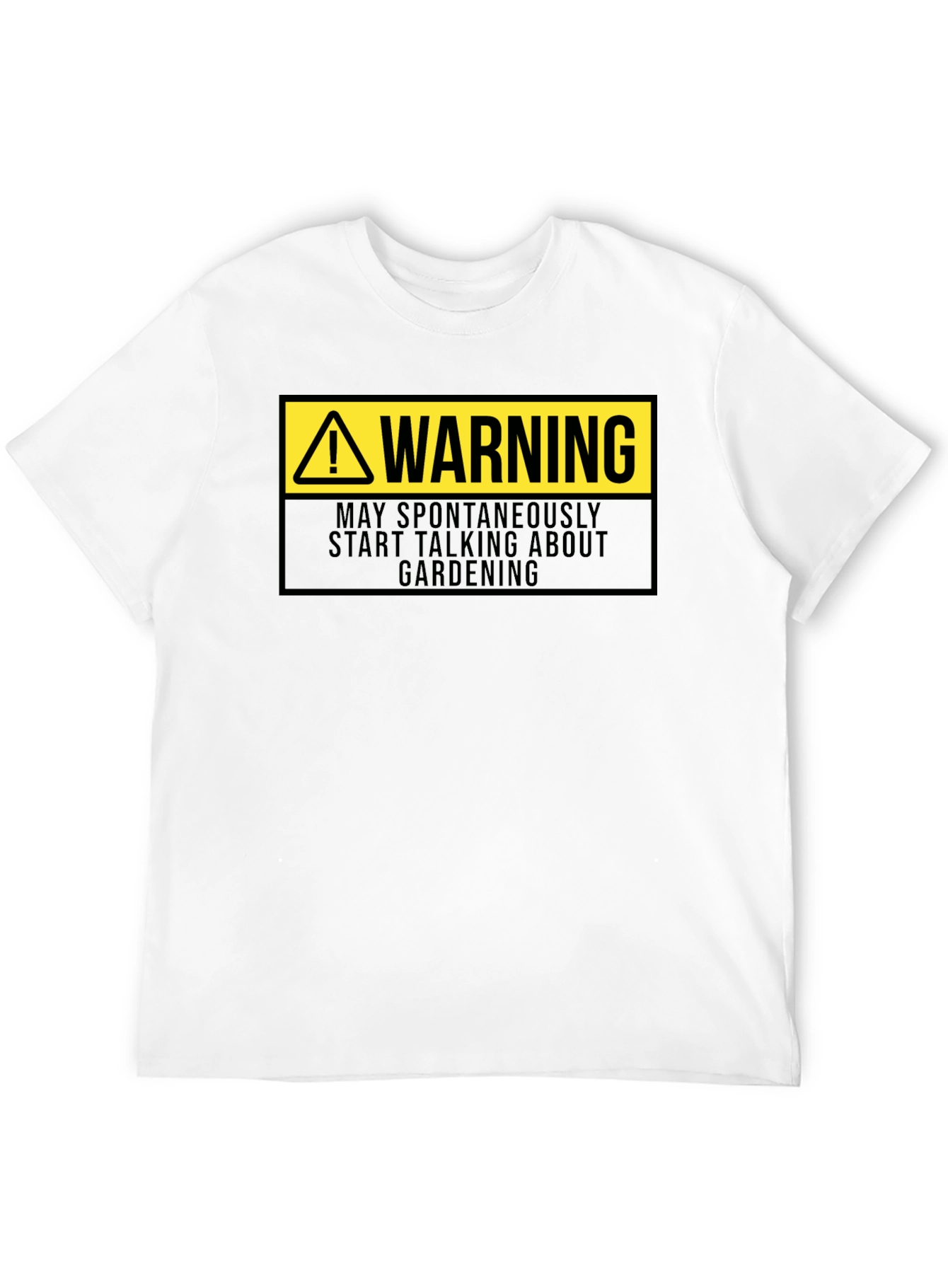 Gardening Enthusiast T-Shirt - Warning: May Talk About Gardening
