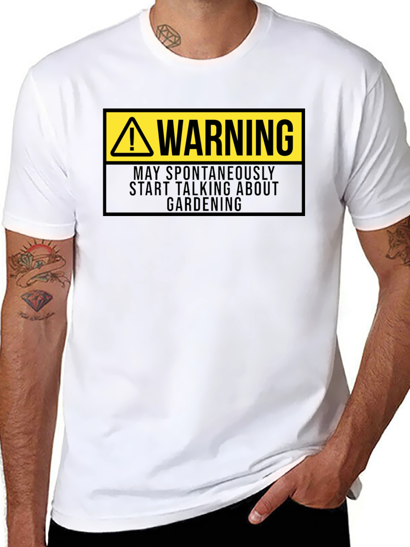 Gardening Enthusiast T-Shirt - Warning: May Talk About Gardening