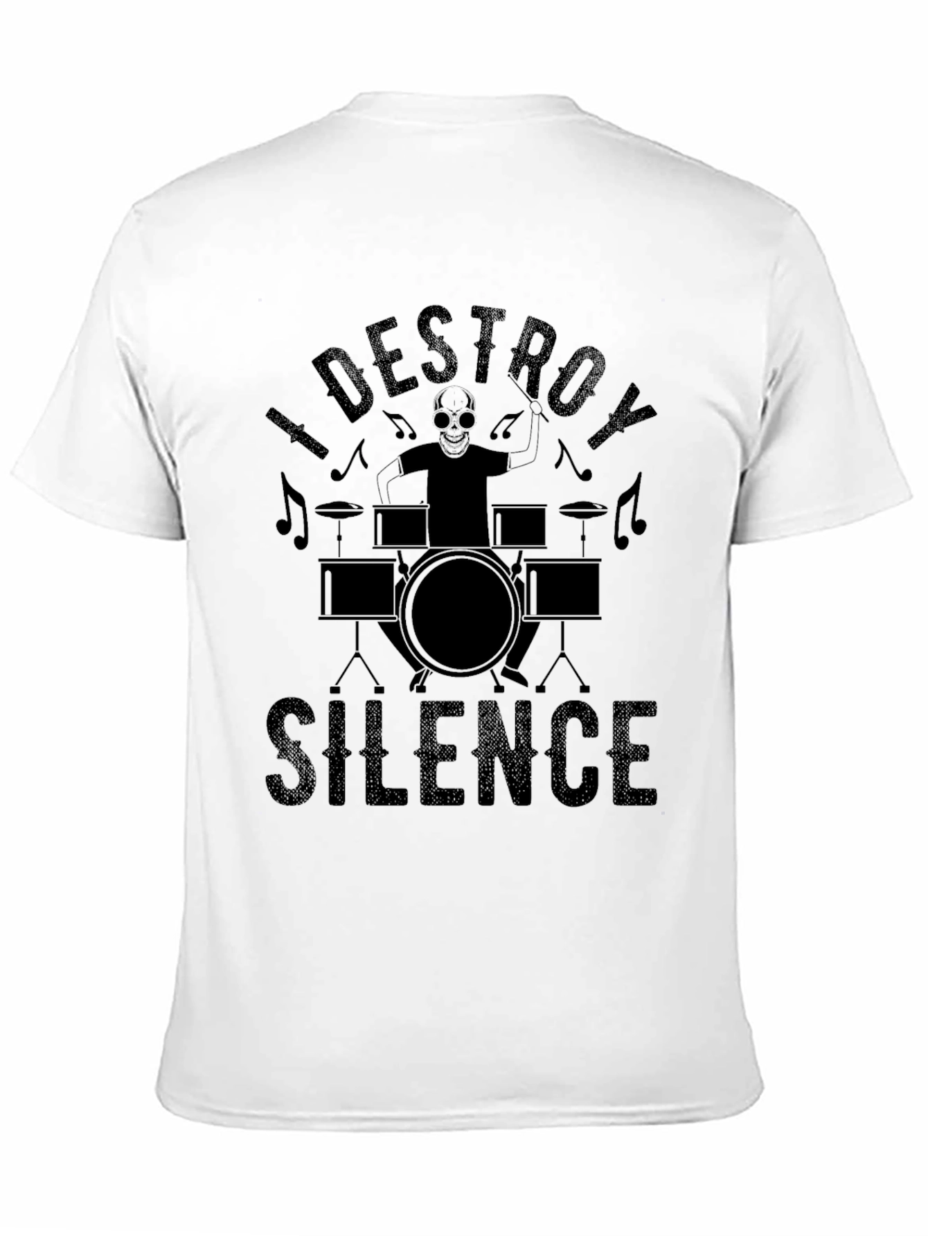 I Destroy Silence Black T-Shirt