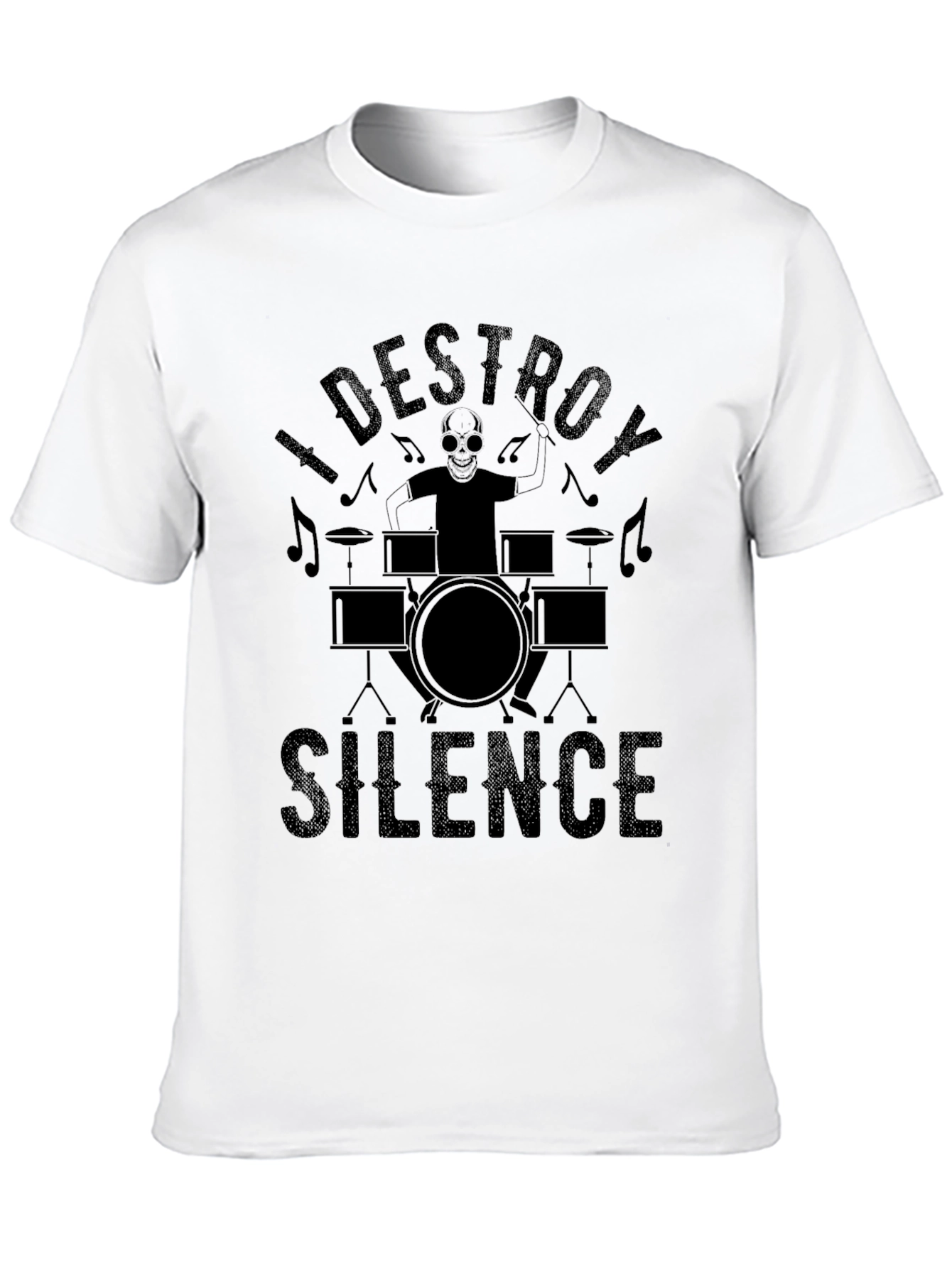 I Destroy Silence Black T-Shirt
