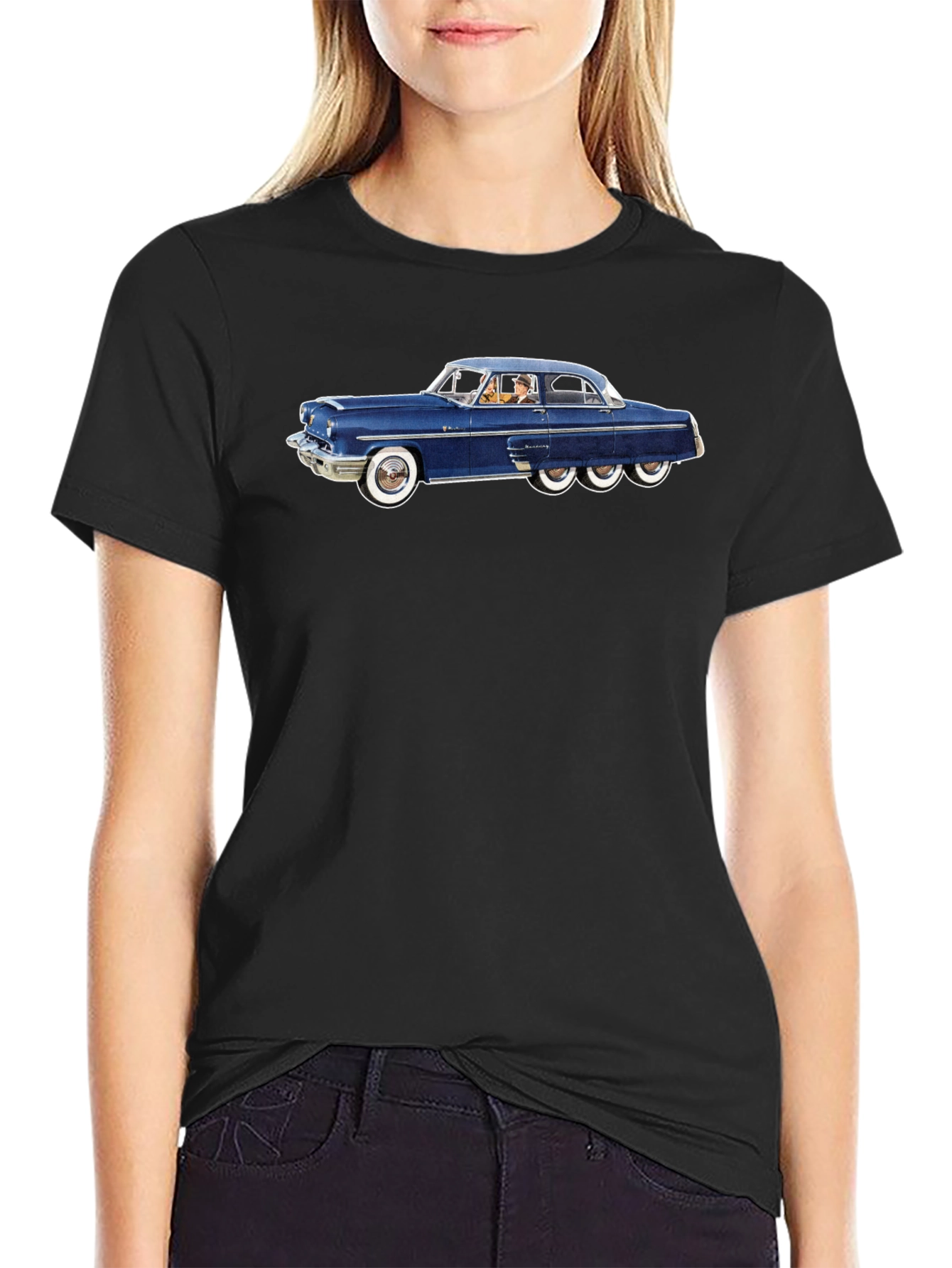 Classic Car Graphic Tee - Retro Cool Style