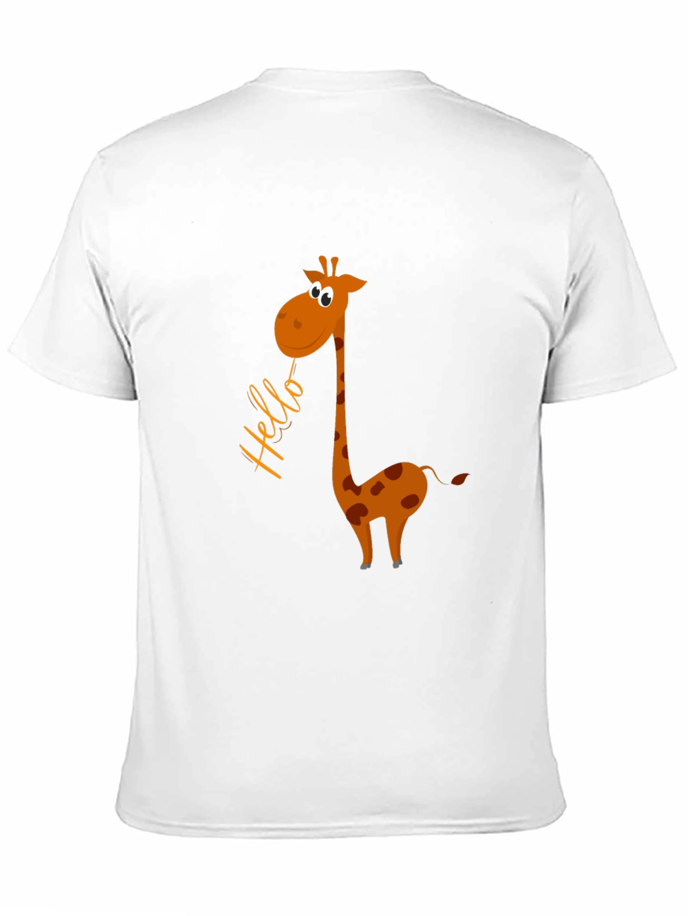 Giraffe Hello Graphic Tee