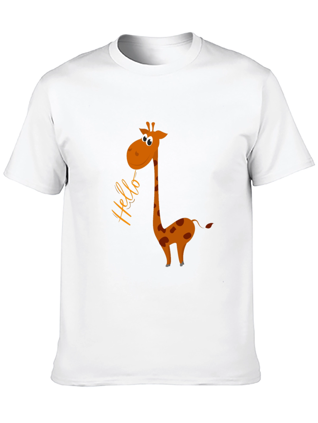Giraffe Hello Graphic Tee