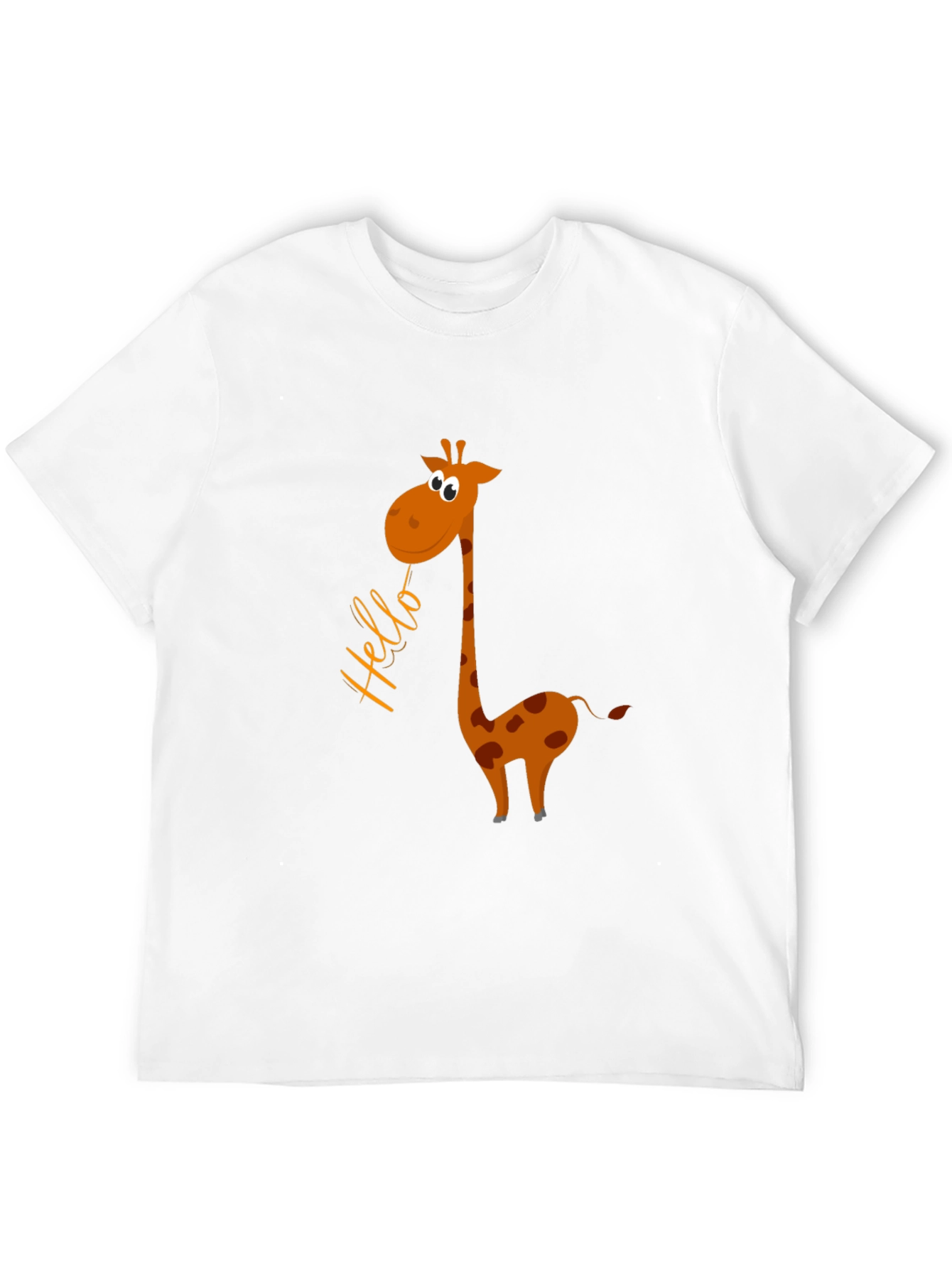 Giraffe Hello Graphic Tee