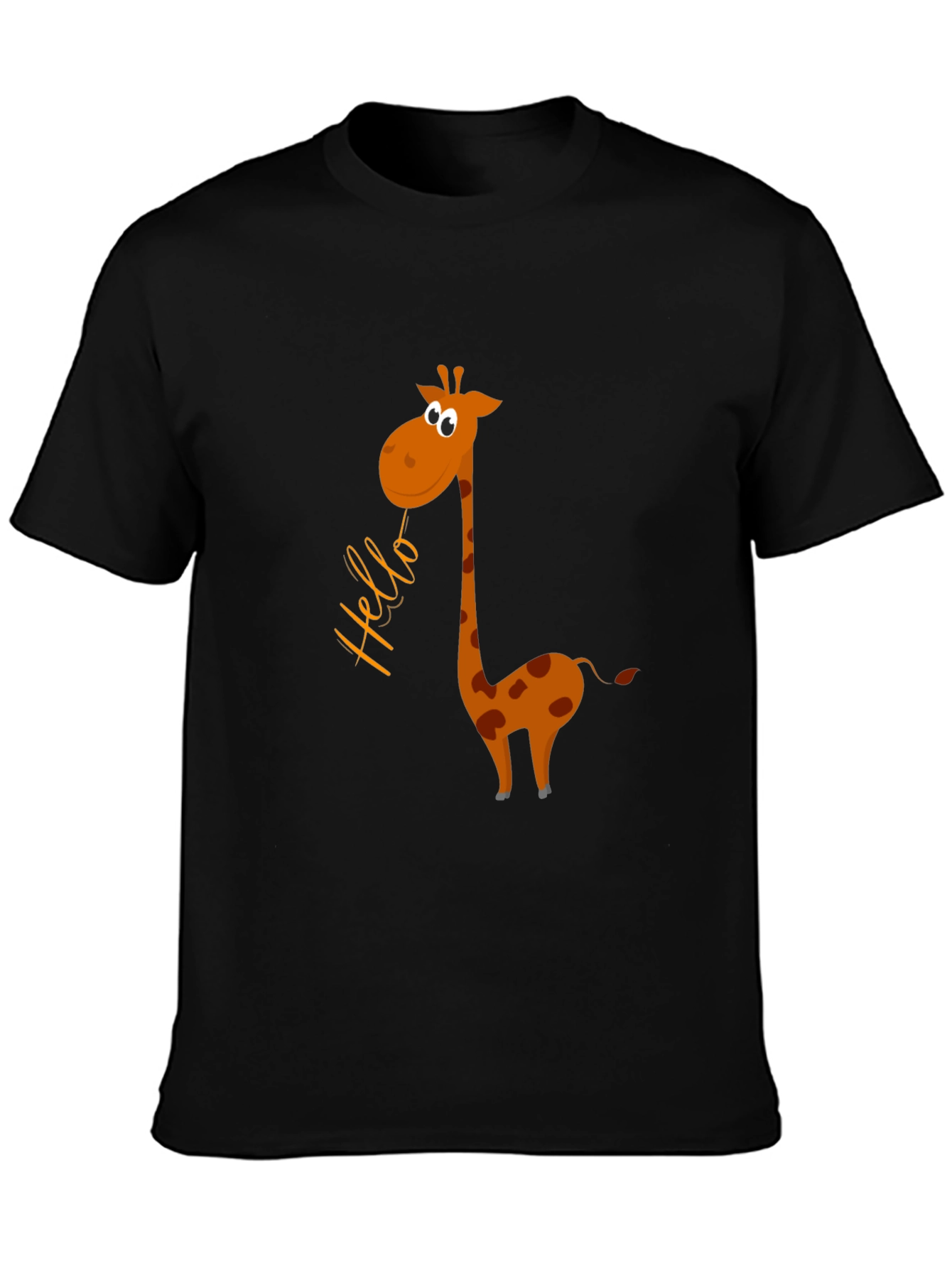 Giraffe Hello Graphic Tee