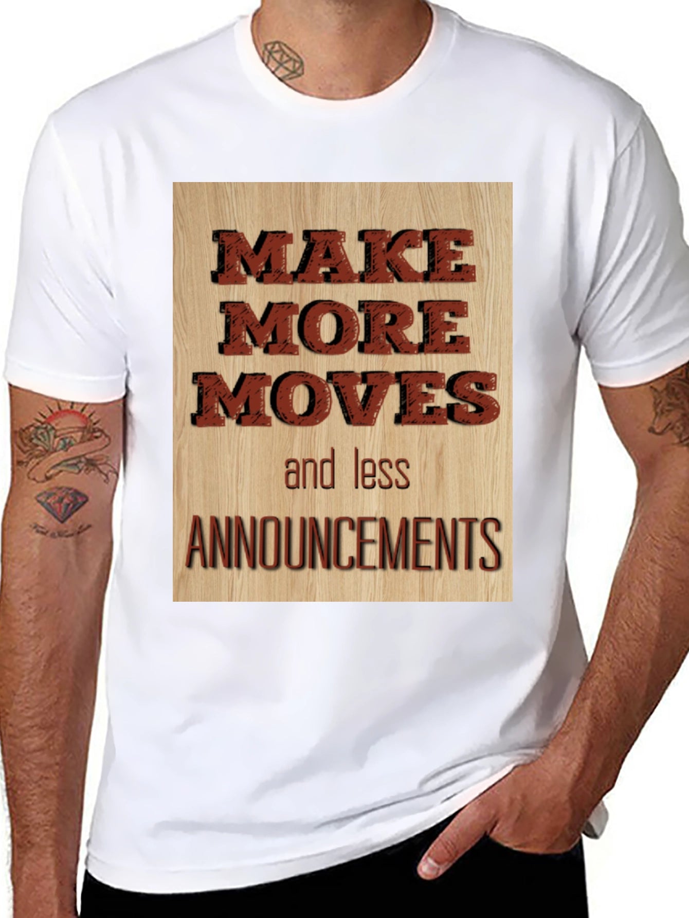Make More Moves T-Shirt - Motivational Graphic Tee