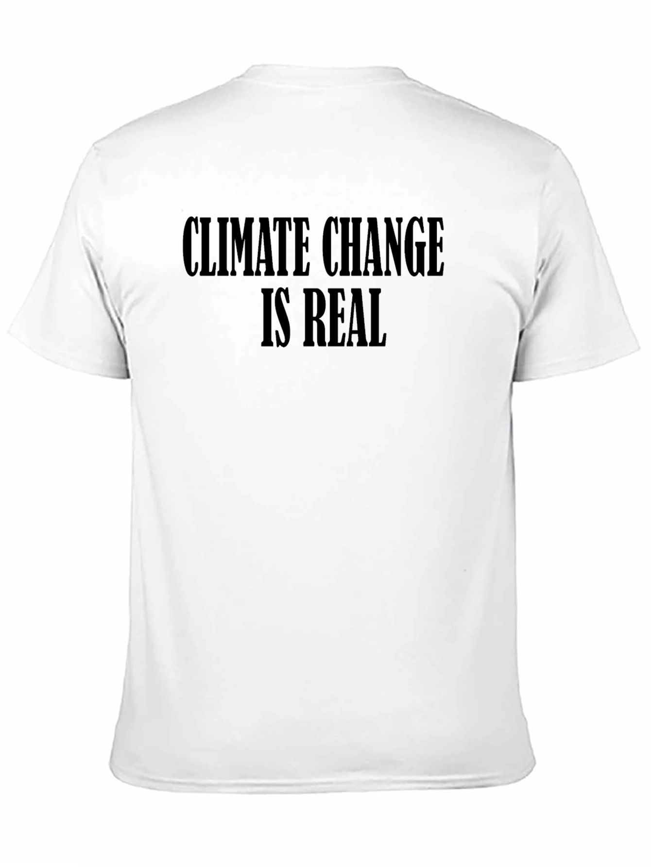 Climate Change Awareness Black T-Shirt