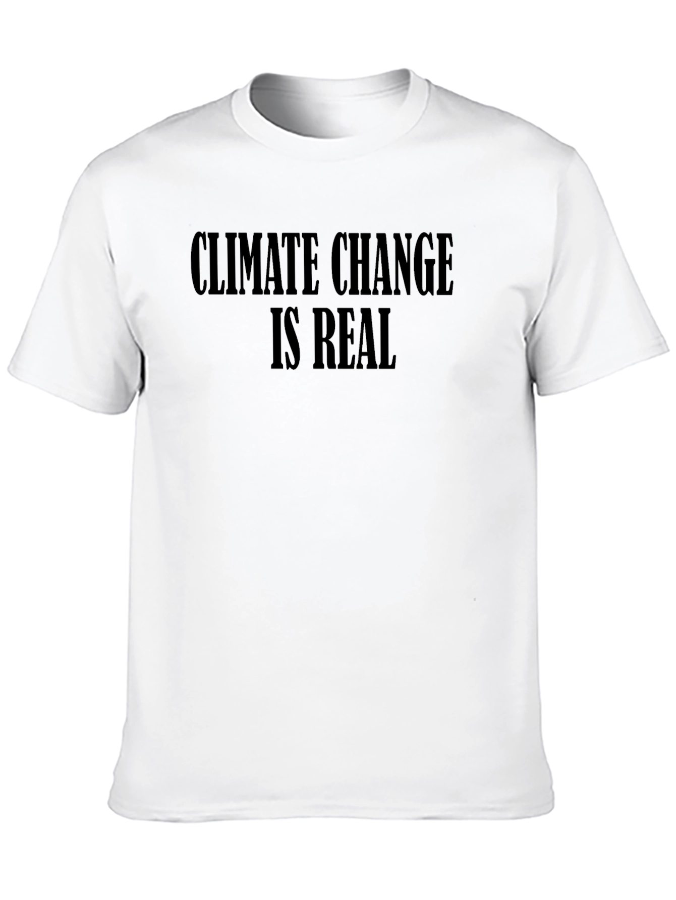 Climate Change Awareness Black T-Shirt