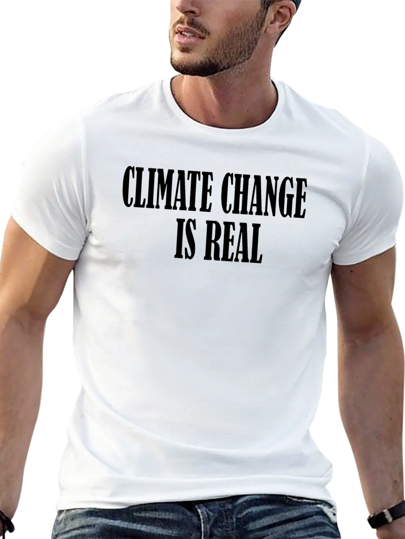 Climate Change Awareness Black T-Shirt