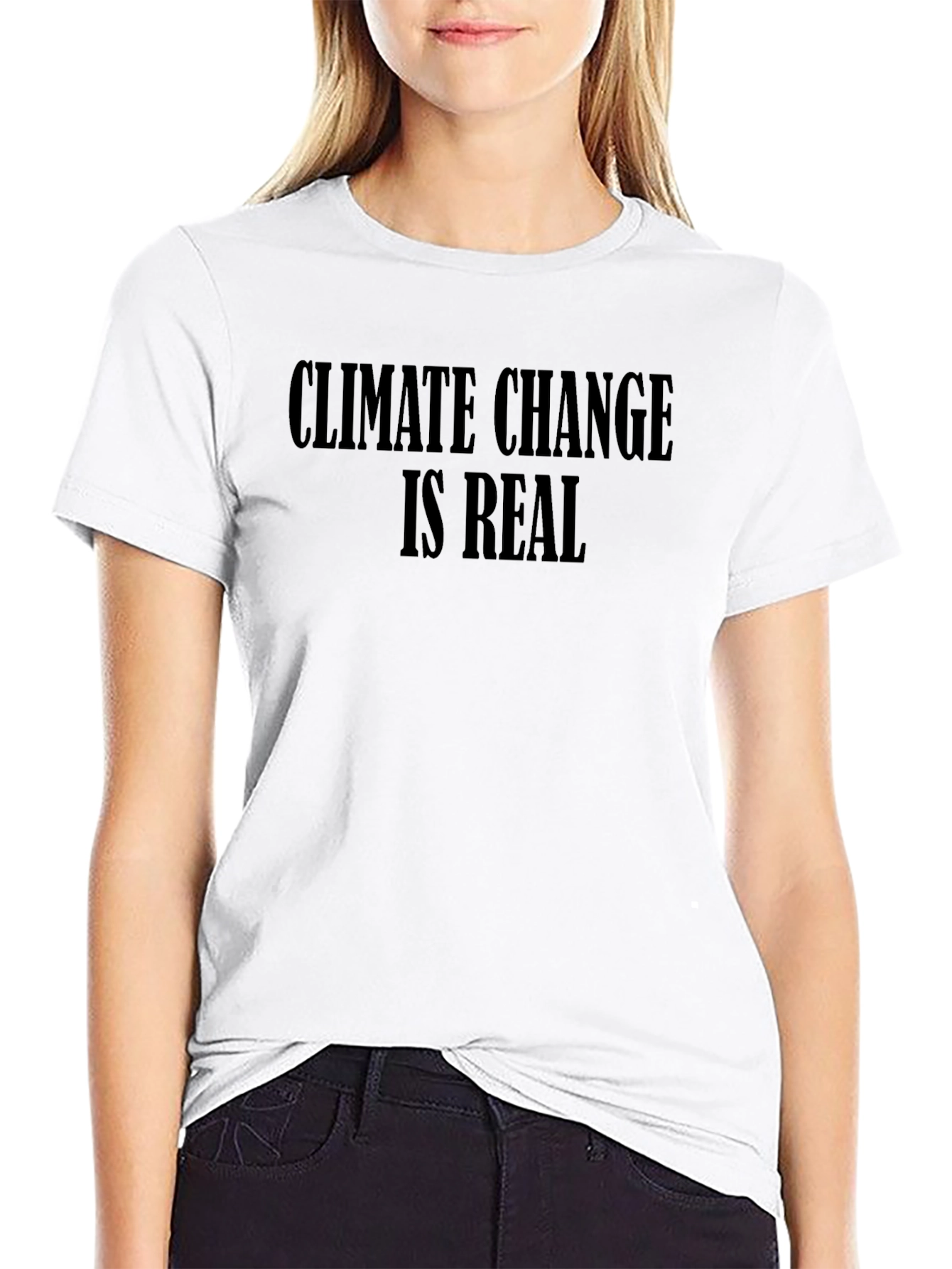 Climate Change Awareness Black T-Shirt