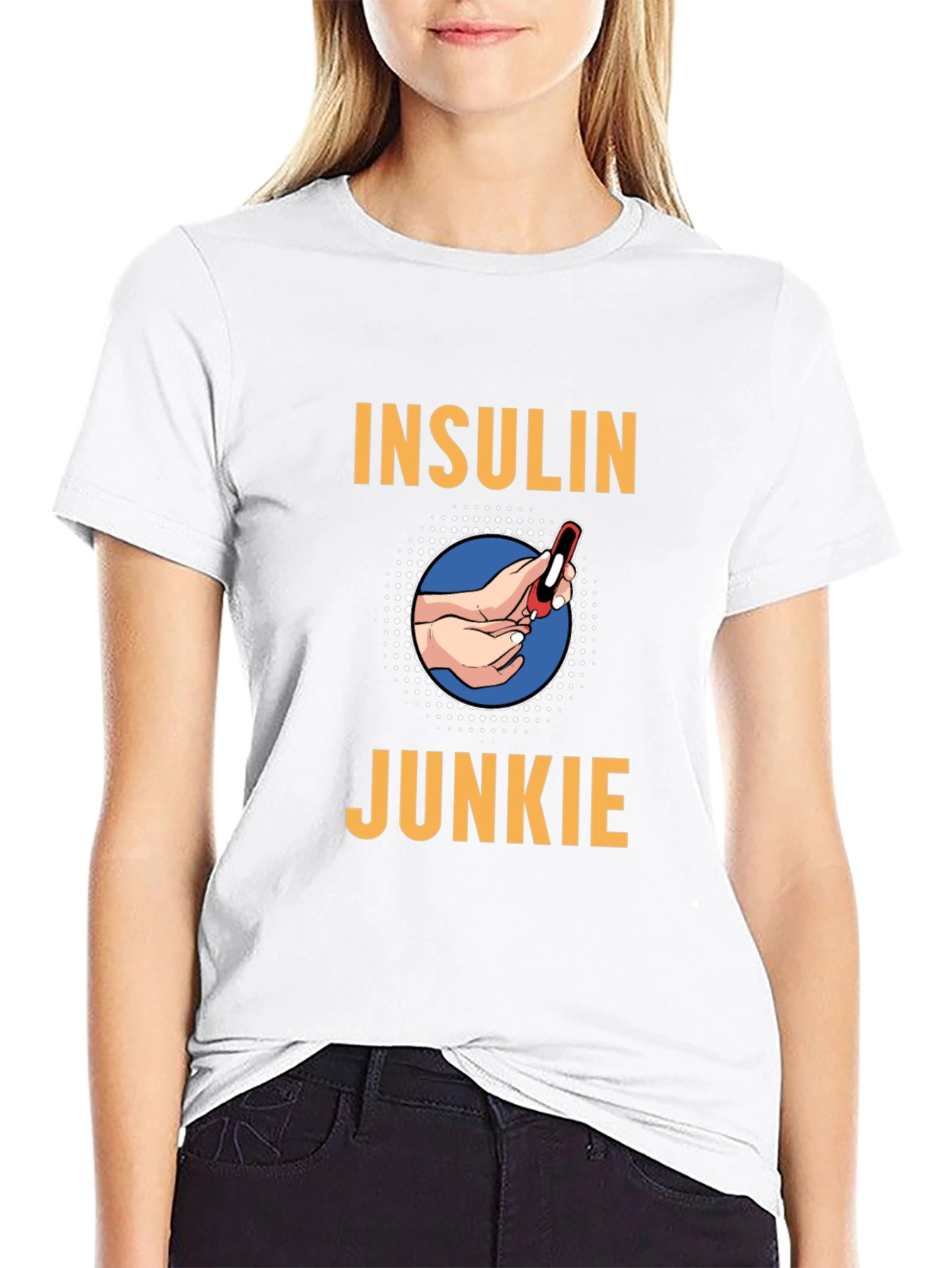 Insulin Junkie Graphic Tee - Diabetes Awareness T-Shirt