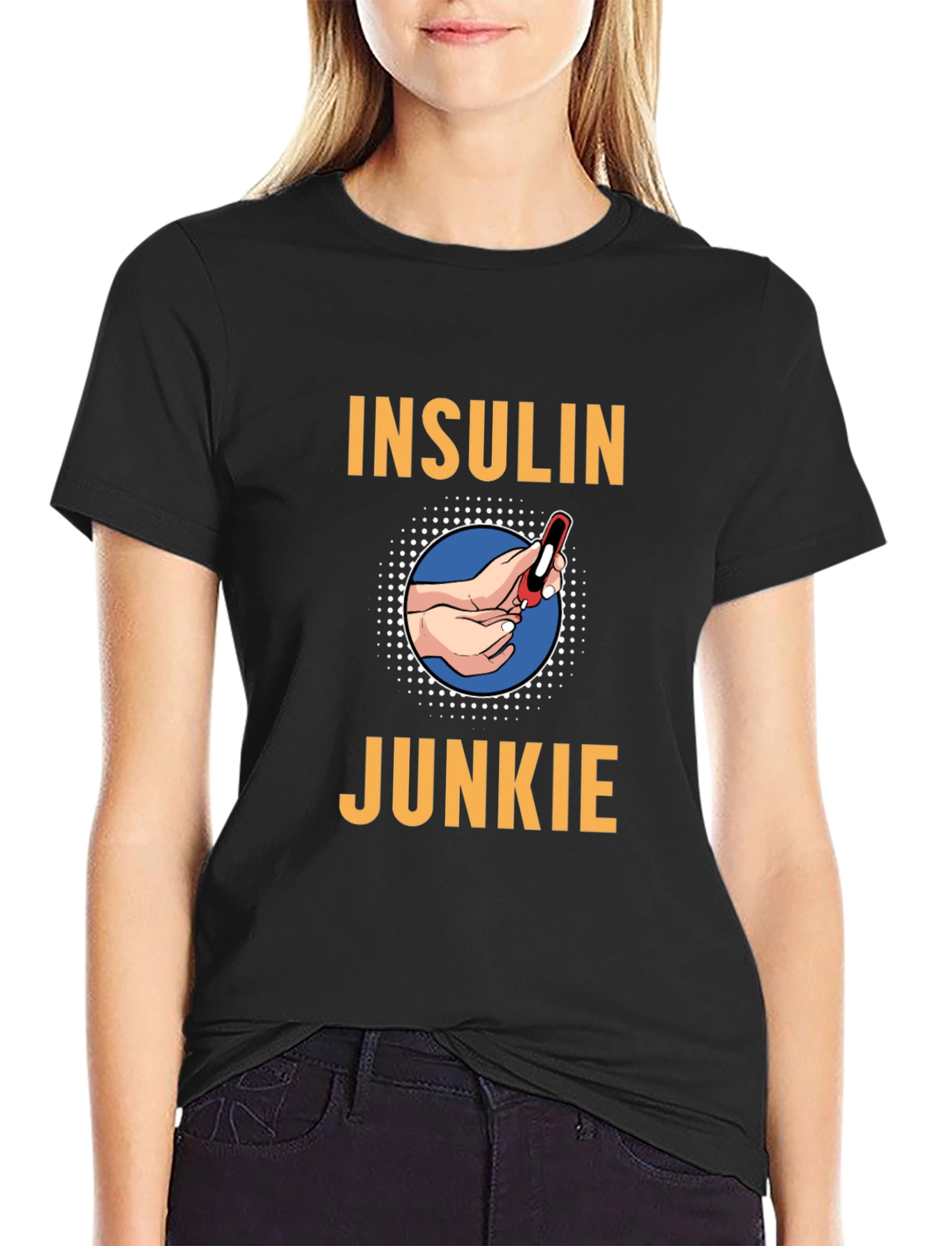 Insulin Junkie Graphic Tee - Diabetes Awareness T-Shirt