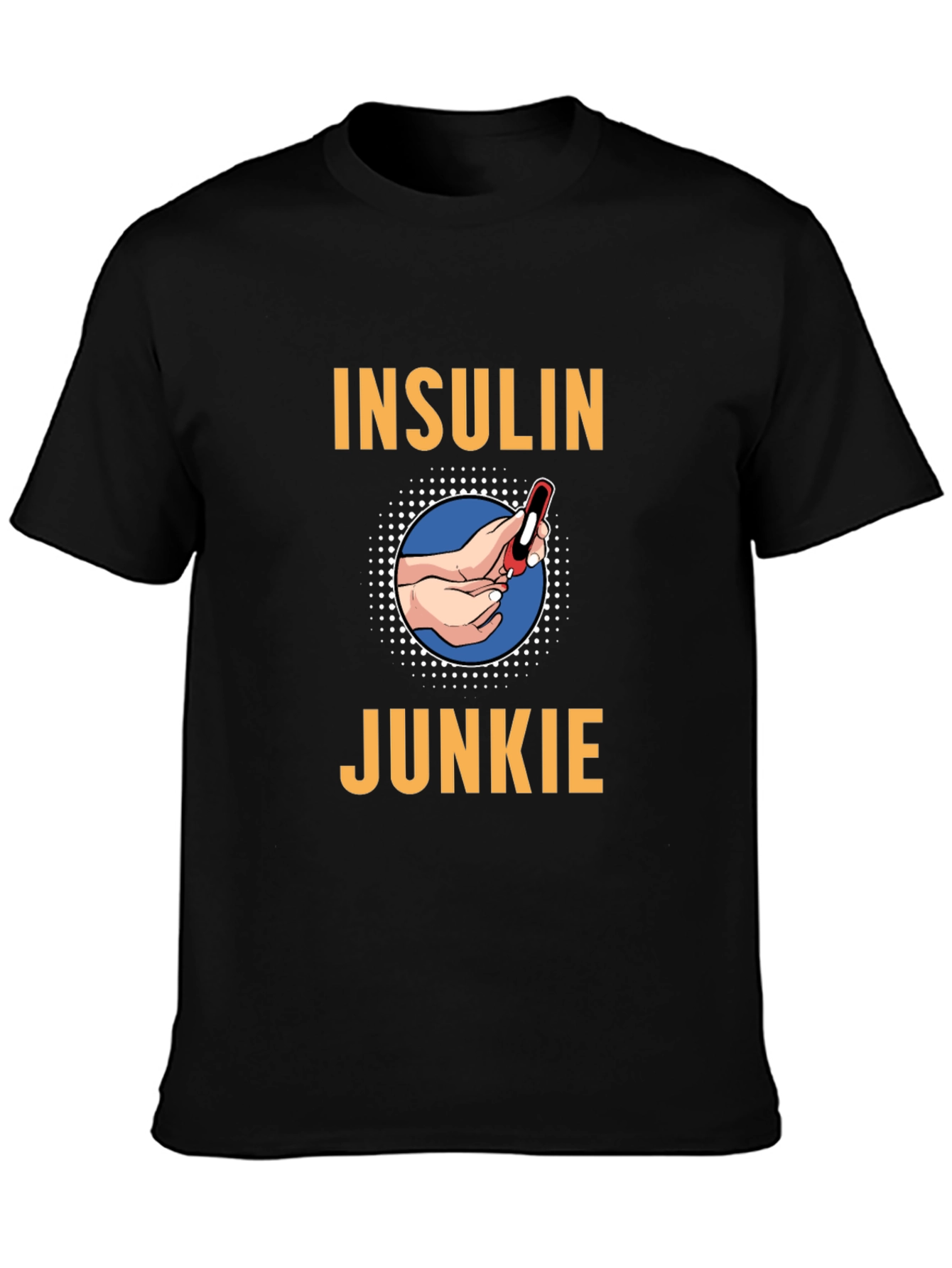 Insulin Junkie Graphic Tee - Diabetes Awareness T-Shirt