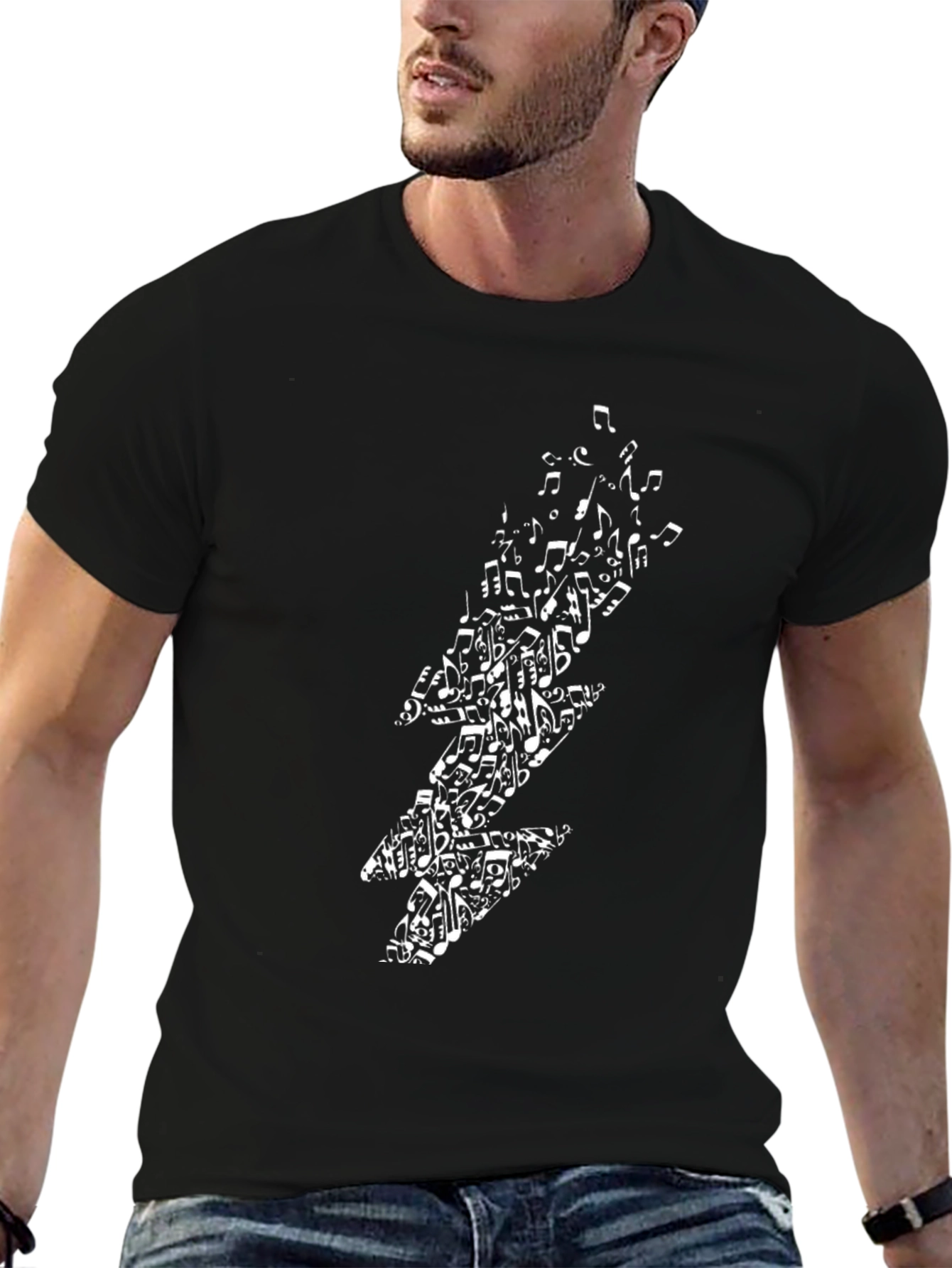 Music Bolt T-Shirt - Rock & Roll Style