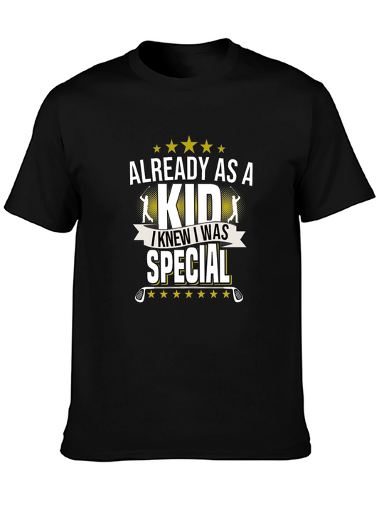 Funny Golfing T-Shirt: Already As A Kid Special Tee
