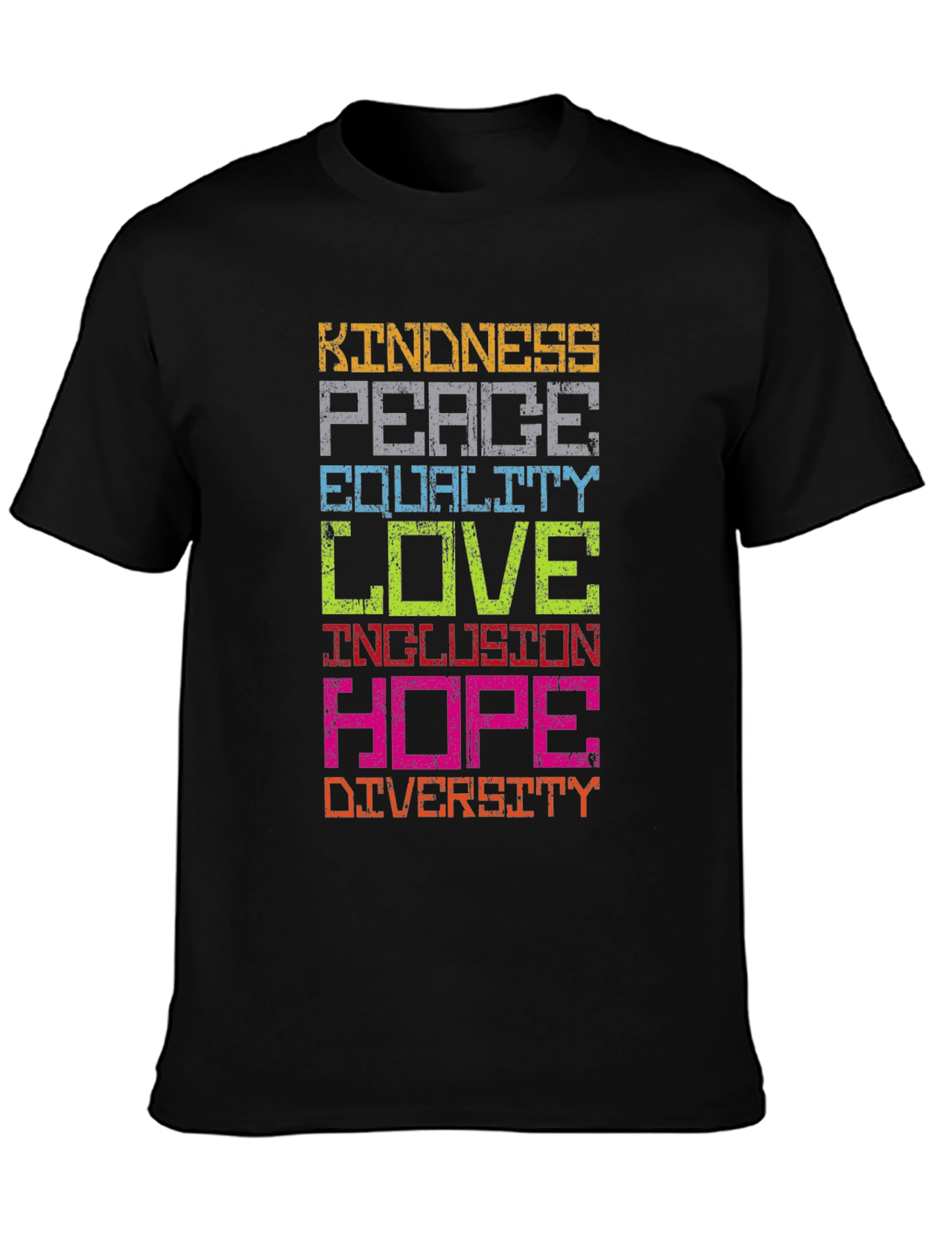 Kindness Peace Love Graphic T-Shirt