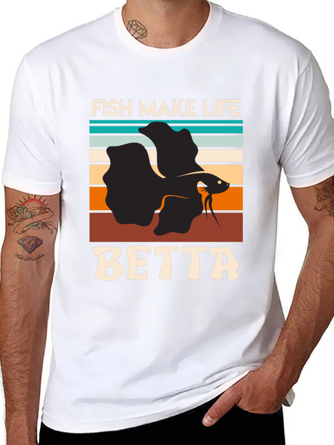 Fish Make Life Betta T-Shirt