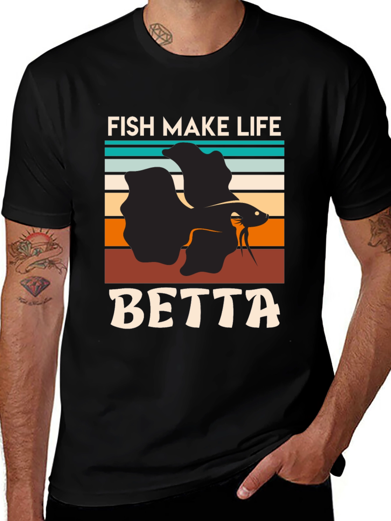Fish Make Life Betta T-Shirt