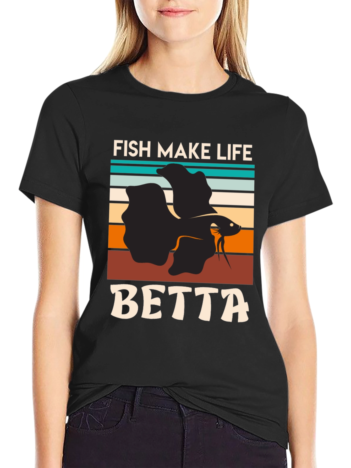 Fish Make Life Betta T-Shirt