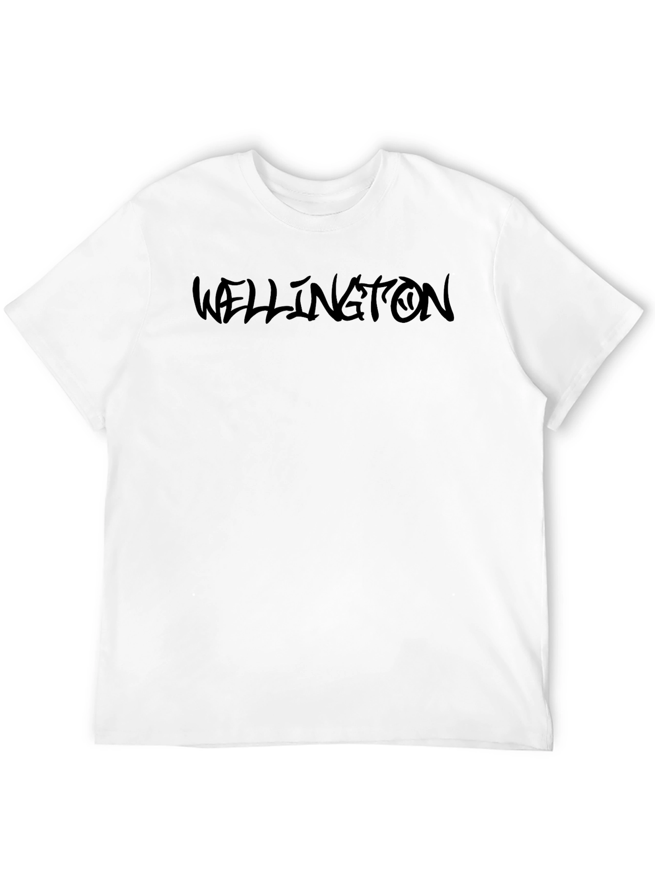 Mens Wellington Graphic Black T-Shirt
