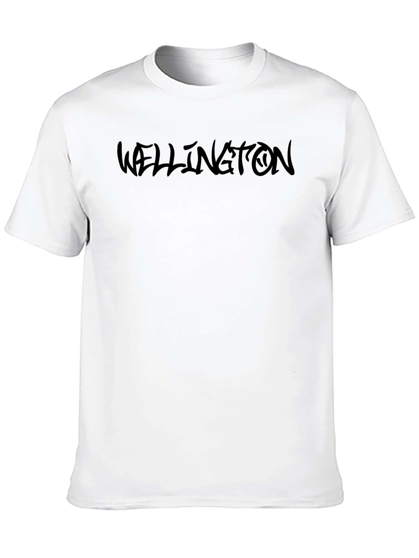 Mens Wellington Graphic Black T-Shirt