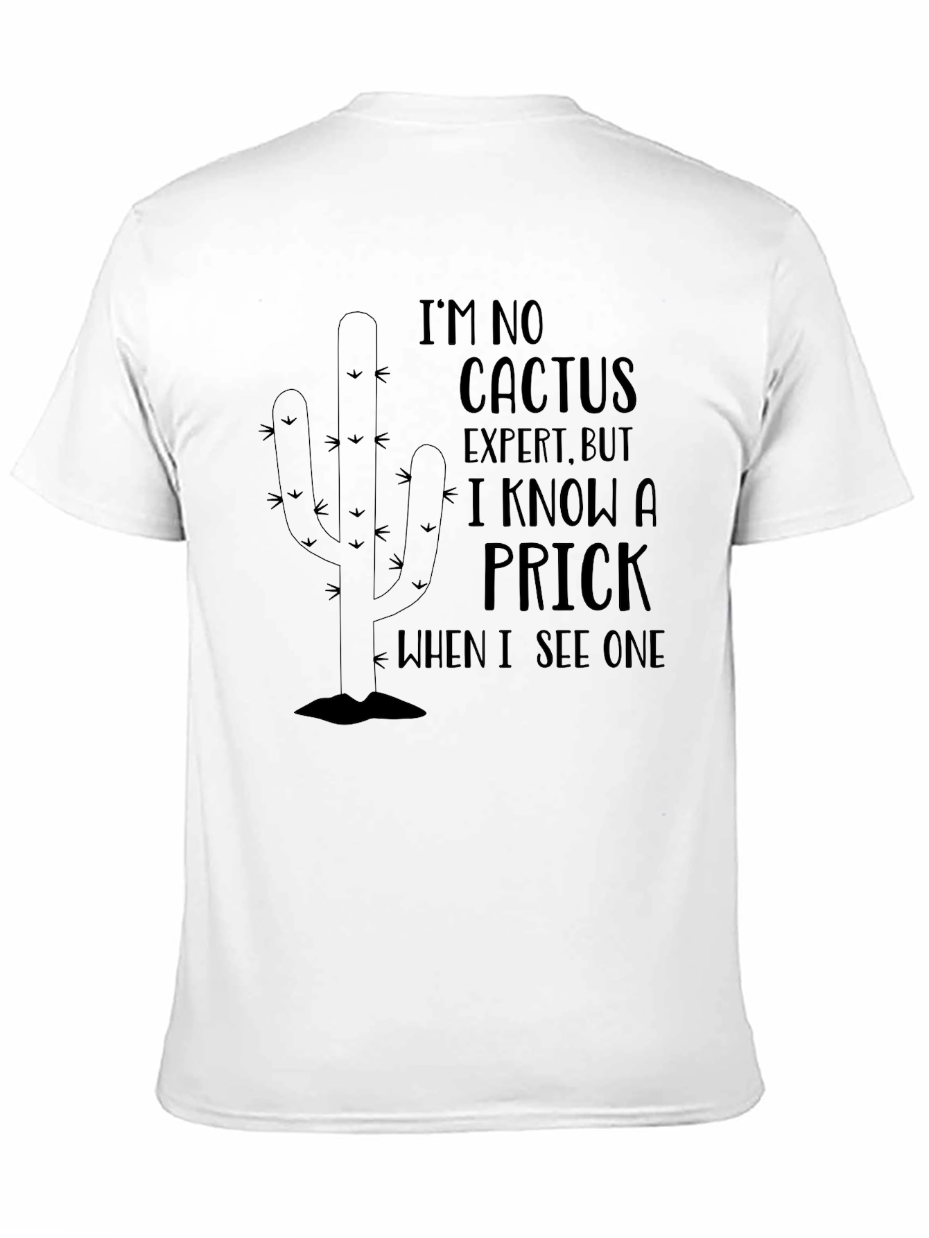 Funny Cactus Expert T-Shirt - Novelty Graphic Tee