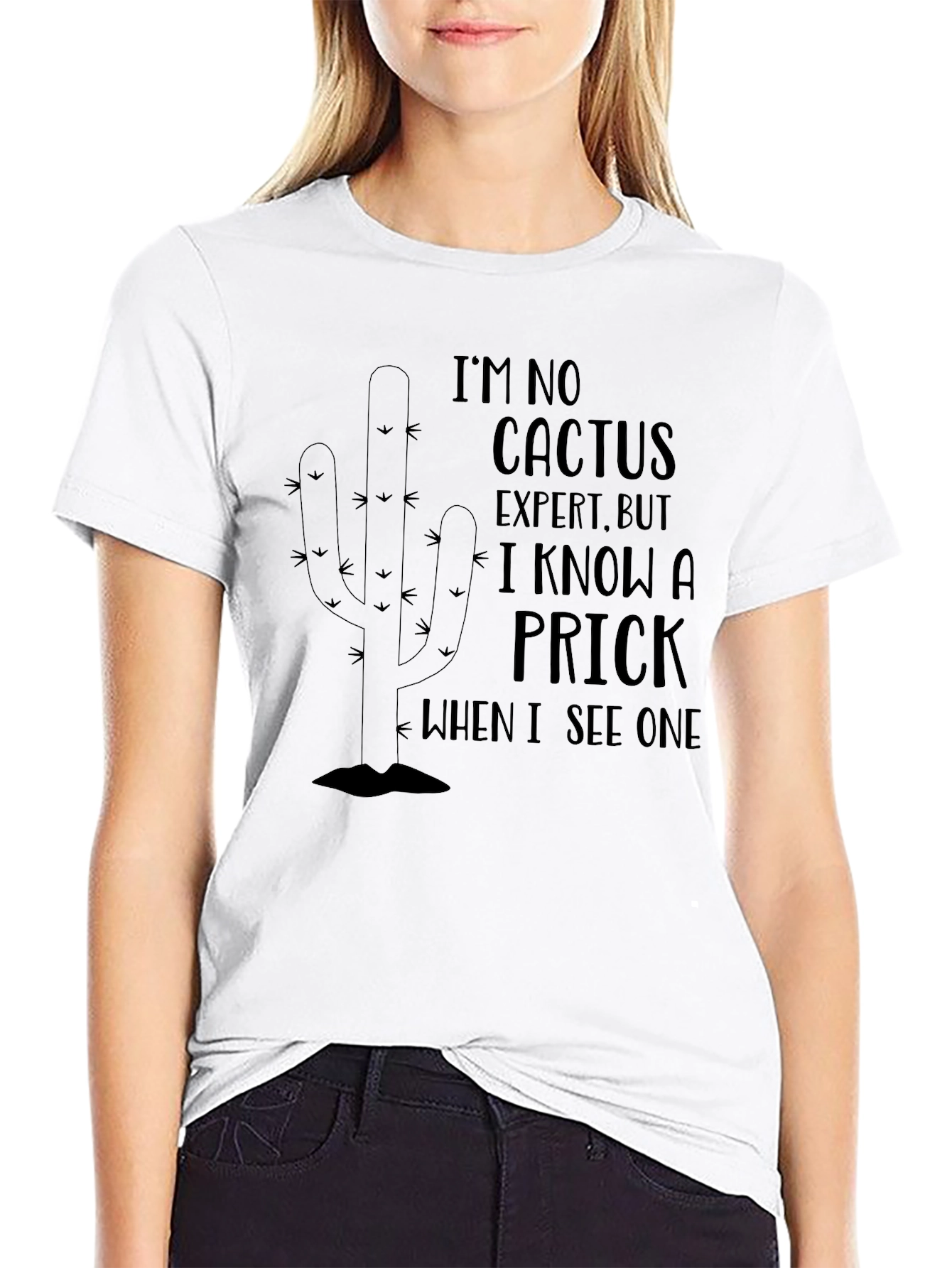 Funny Cactus Expert T-Shirt - Novelty Graphic Tee