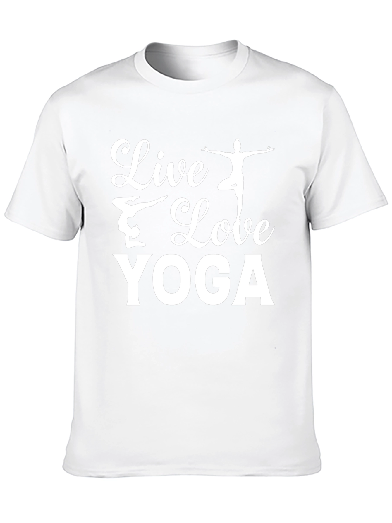Live Love Yoga Graphic T-Shirt Black