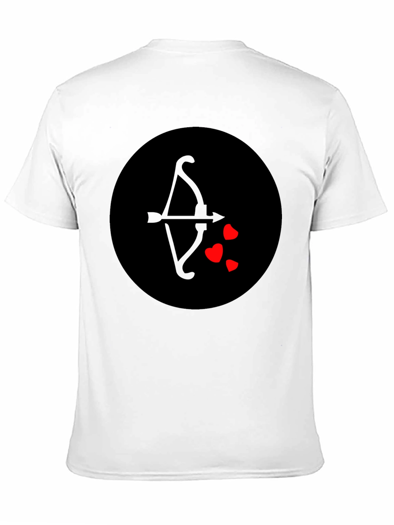 Cupids Arrow Heart T-Shirt - Black Graphic Tee