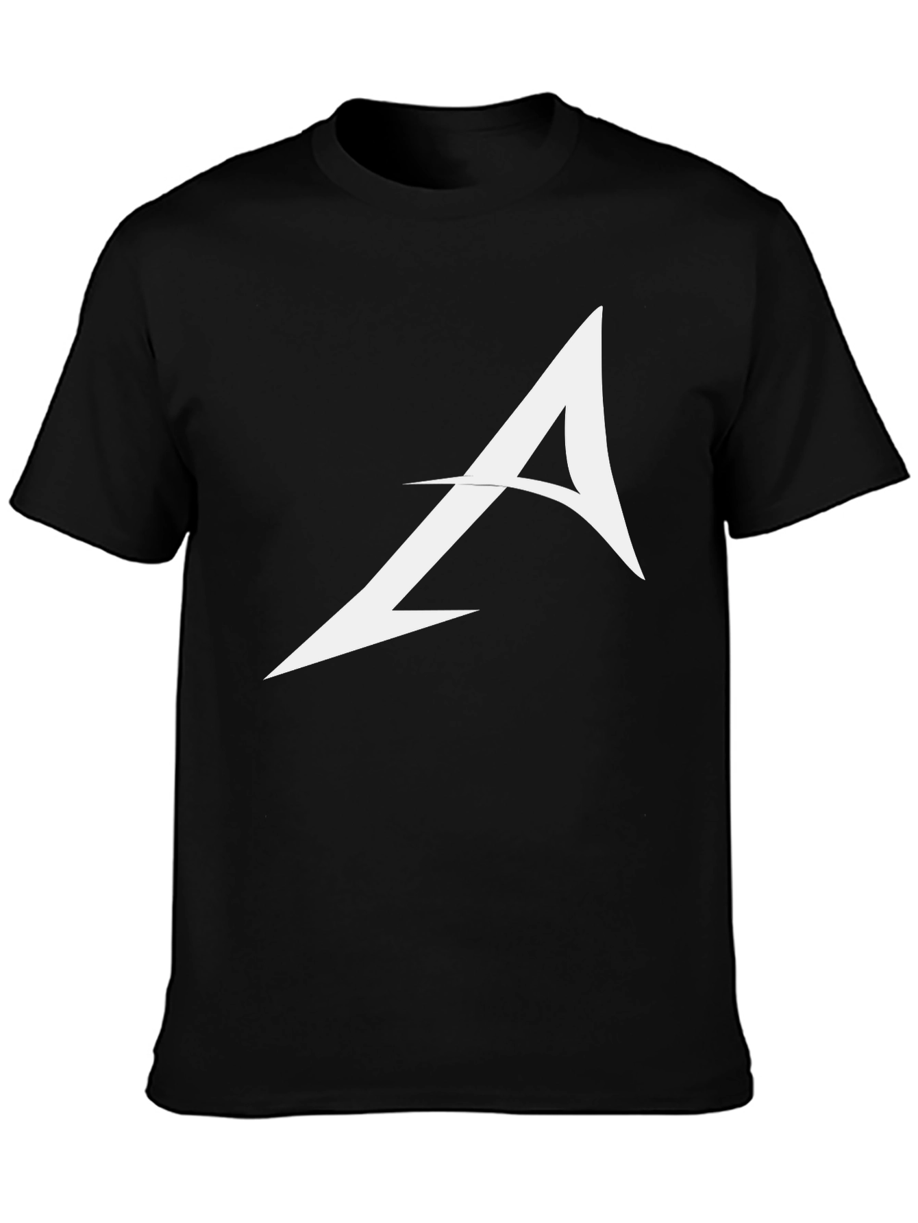Bold A Graphic Black T-Shirt