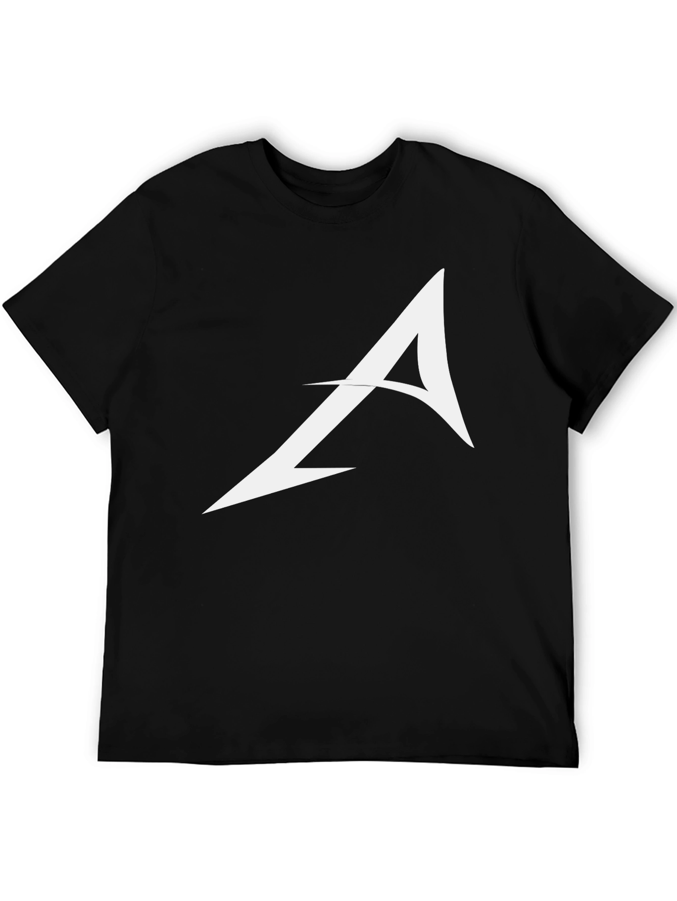 Bold A Graphic Black T-Shirt