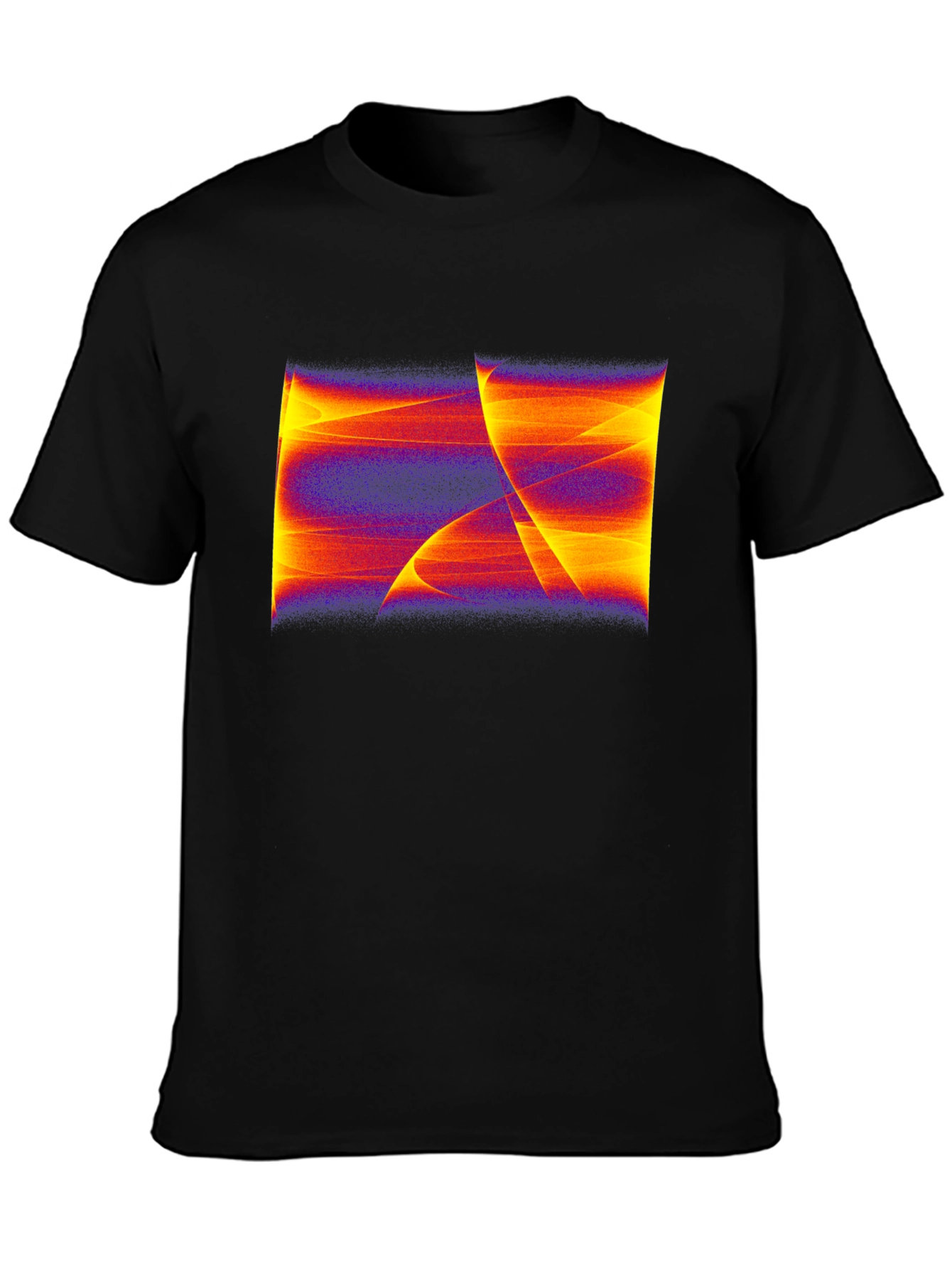Abstract Art Graphic Black T-Shirt