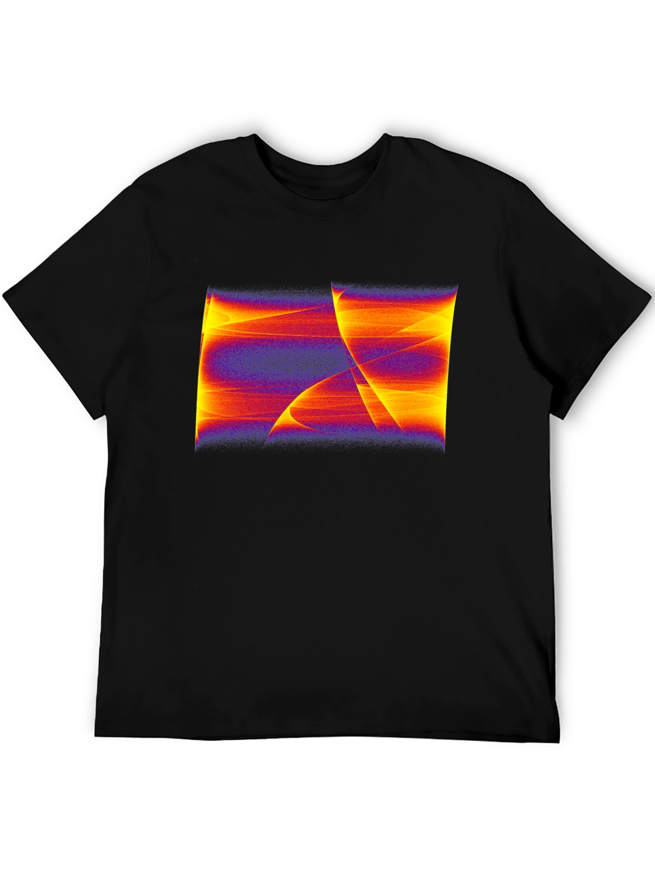 Abstract Art Graphic Black T-Shirt
