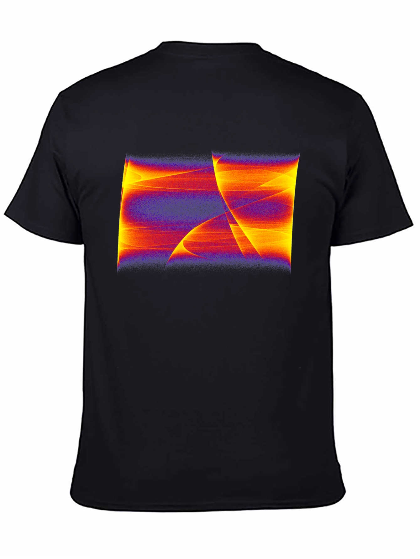 Abstract Art Graphic Black T-Shirt