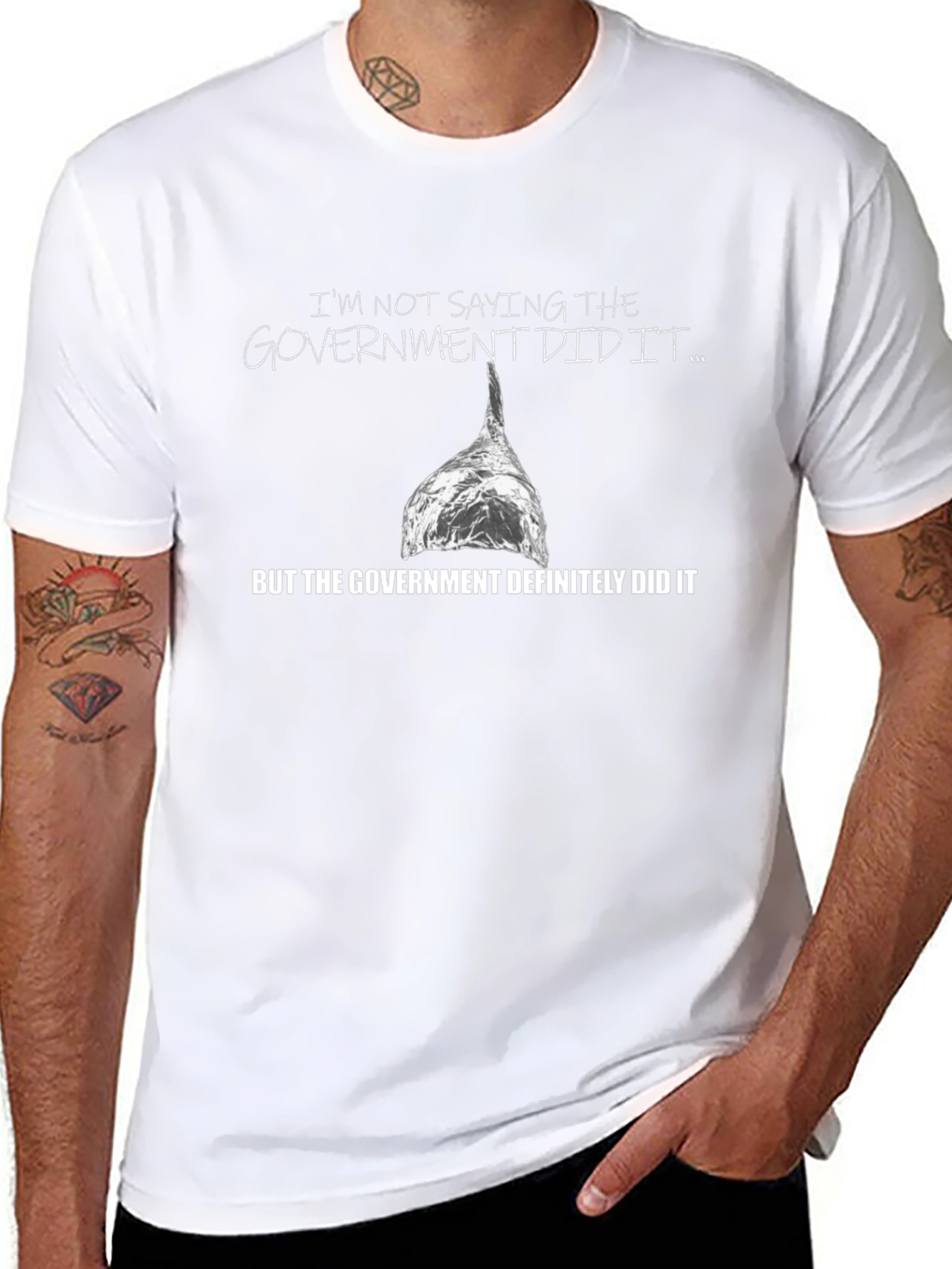 Conspiracy Humor T-Shirt: Government Did It!