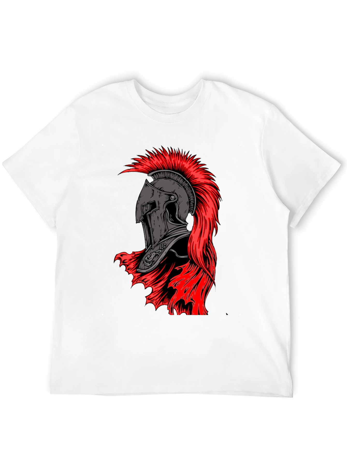 Spartan Helmet Graphic Tee - Black