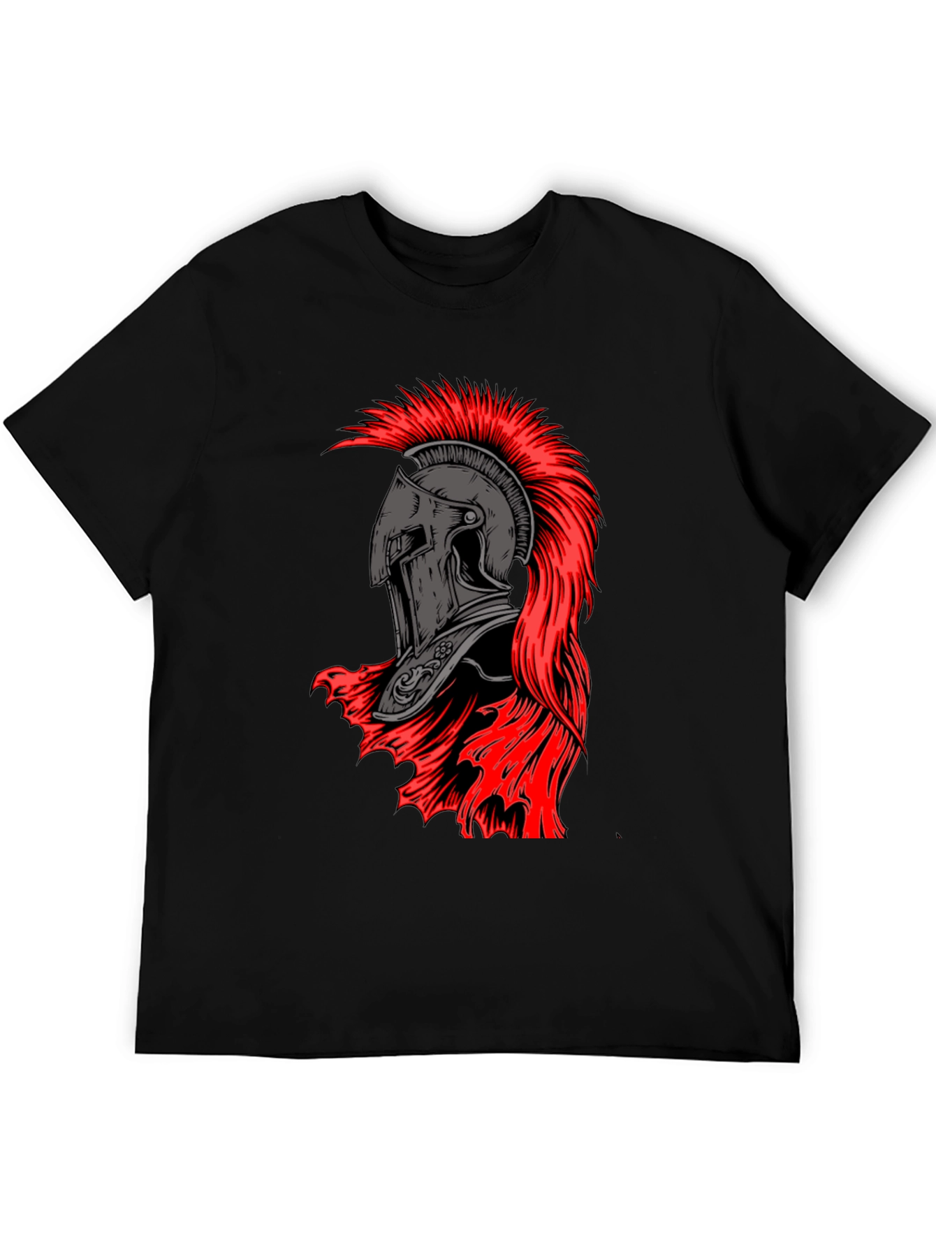 Spartan Helmet Graphic Tee - Black