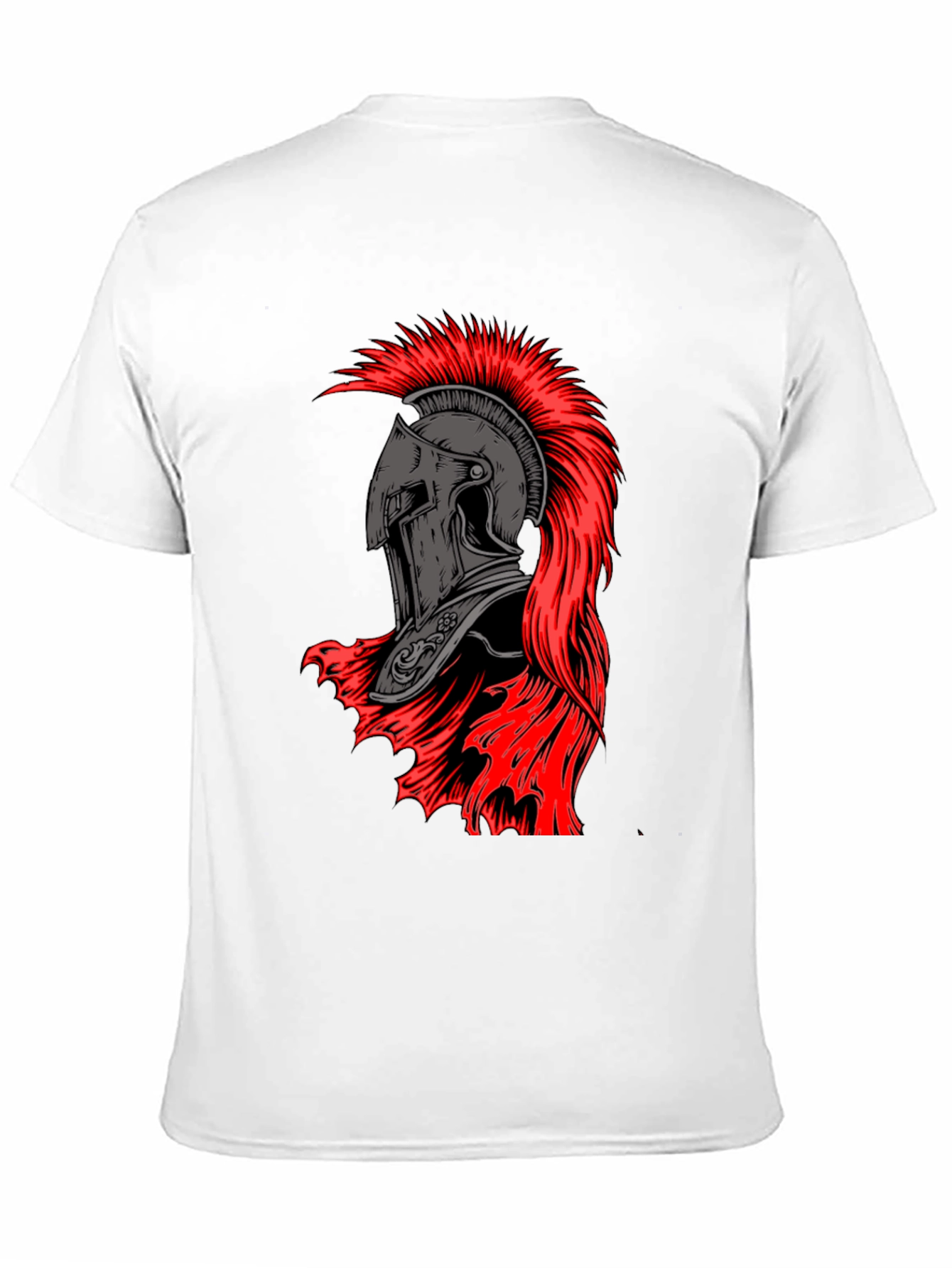 Spartan Helmet Graphic Tee - Black