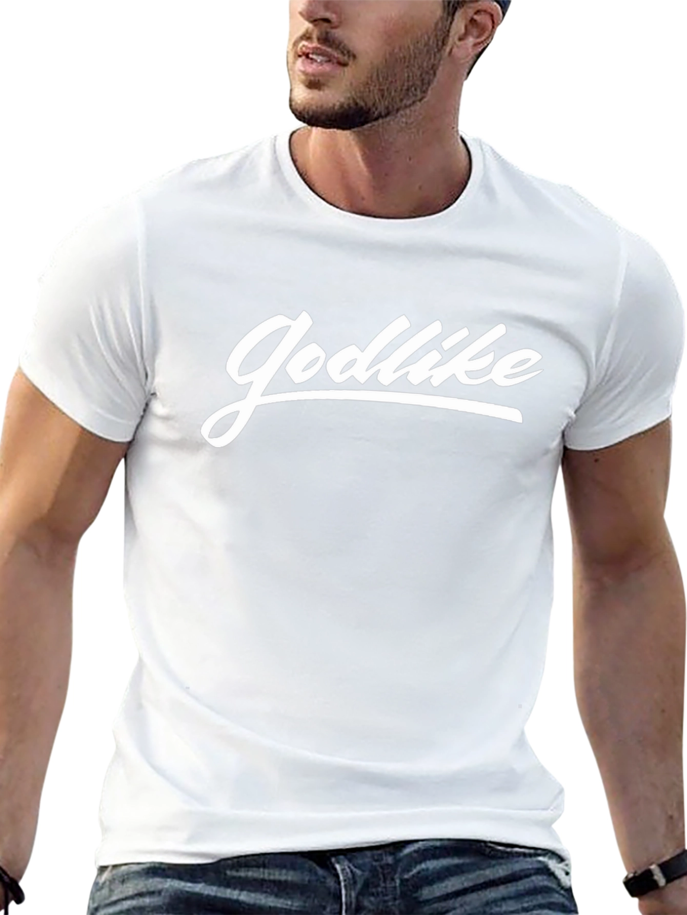 Godlike Black Graphic T-Shirt