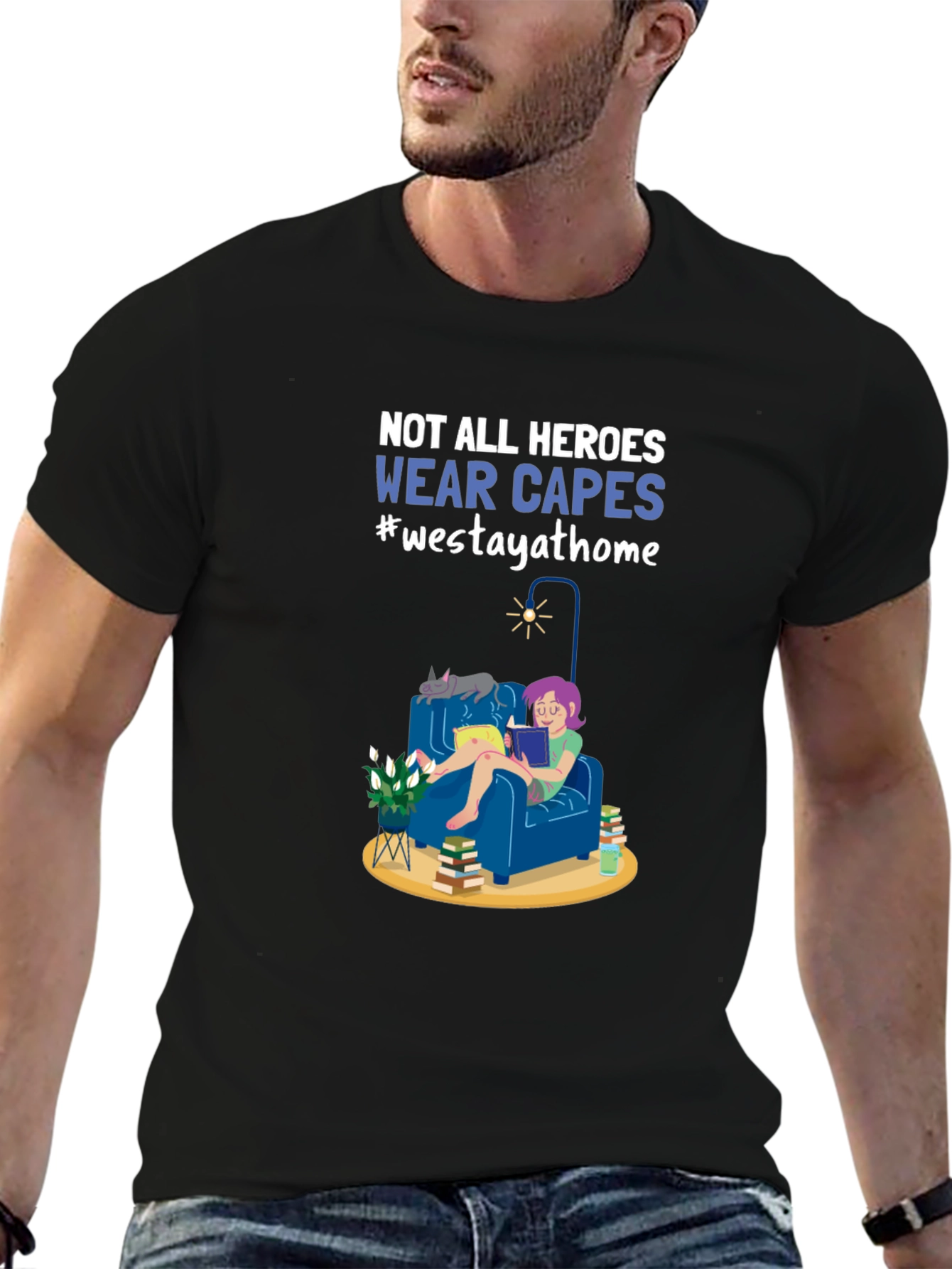 Heroes Wear Capes Graphic T-Shirt