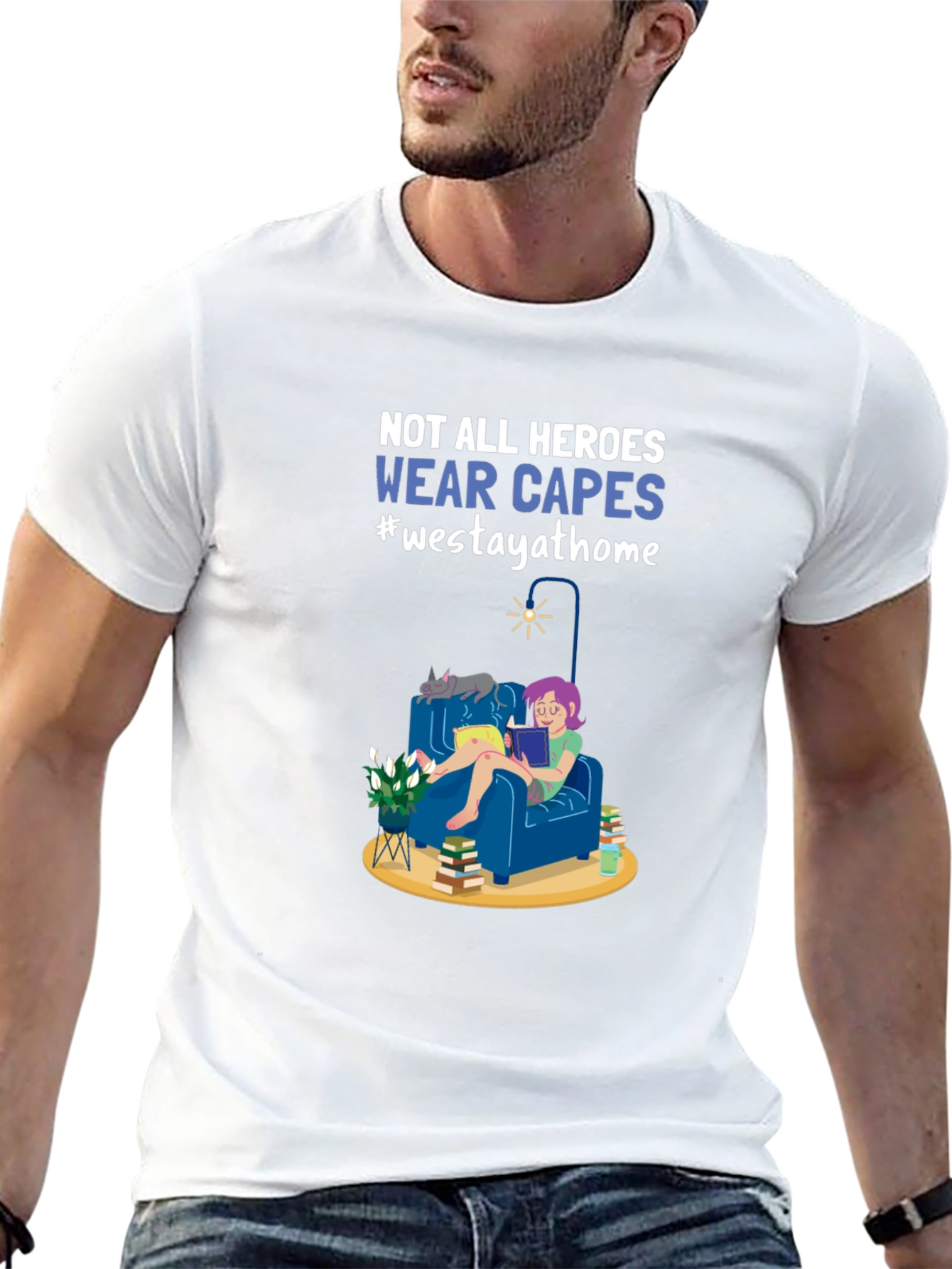 Heroes Wear Capes Graphic T-Shirt